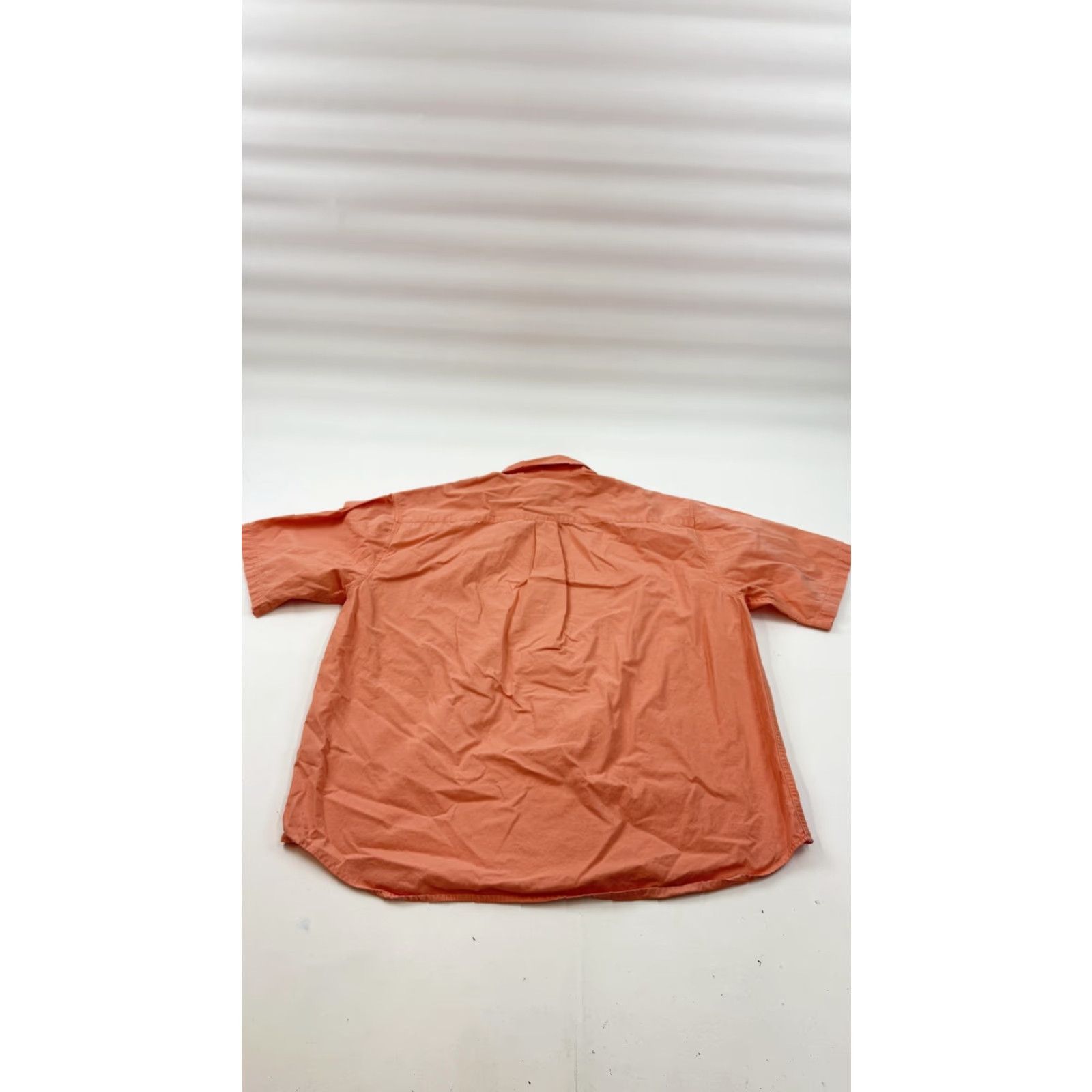 Eddie Bauer Eddie Bauer Shirt Mens XL Pink Solid Short Sleeve Button-Front Cotton Casual Size US XL / EU 56 / 4 - 5 Thumbnail