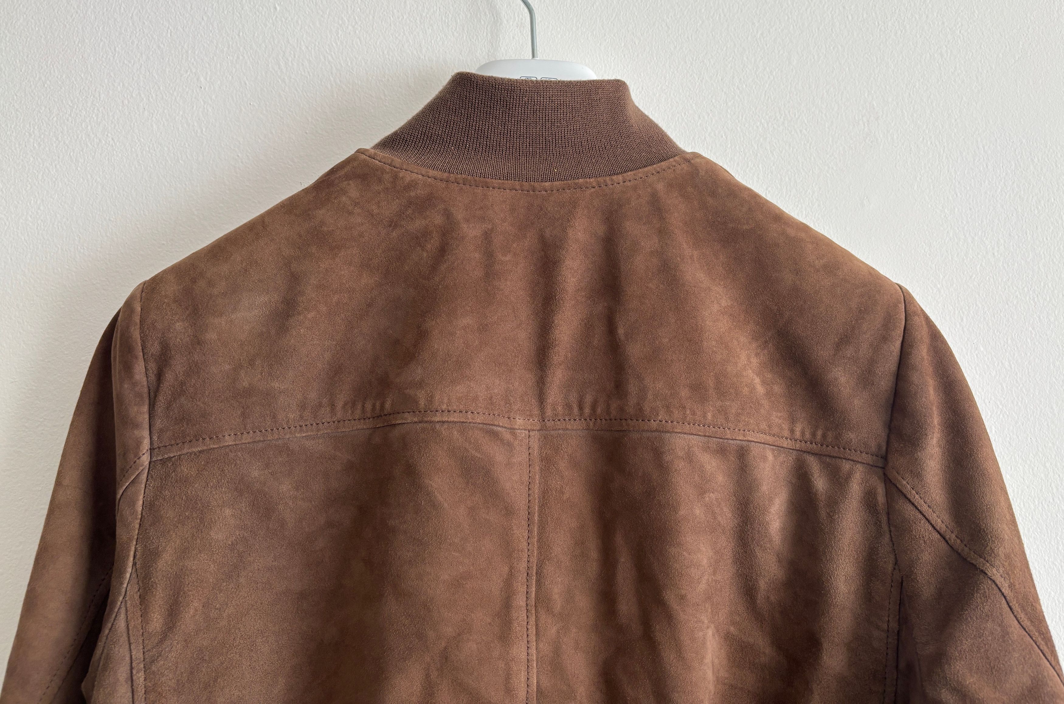 Suitsupply $950 Brown Suede Blouson Bomber Jacket - Medium Size US M / EU 48-50 / 2 - 10 Thumbnail