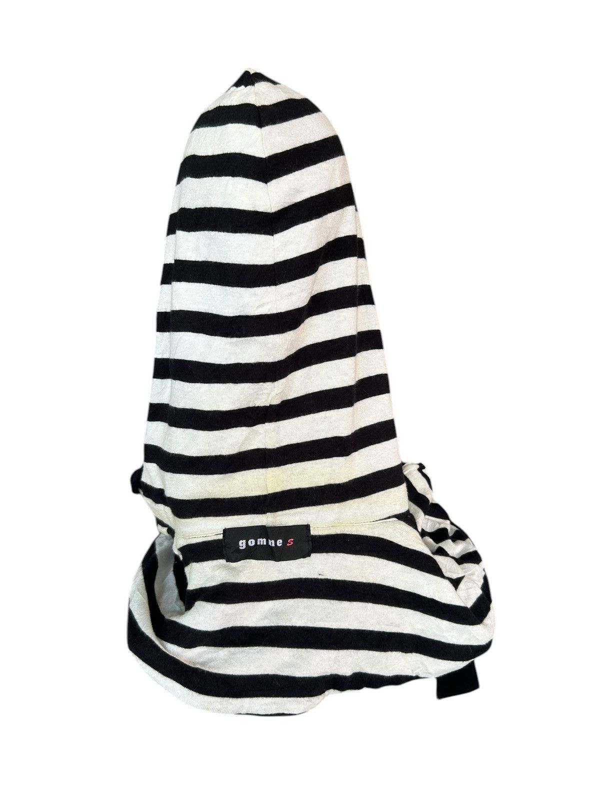 Japanese Brand × Kapital × Vintage Japanese Stripe Big Balaclava Scarf Hoodie Reversible Size ONE SIZE - 8 Thumbnail