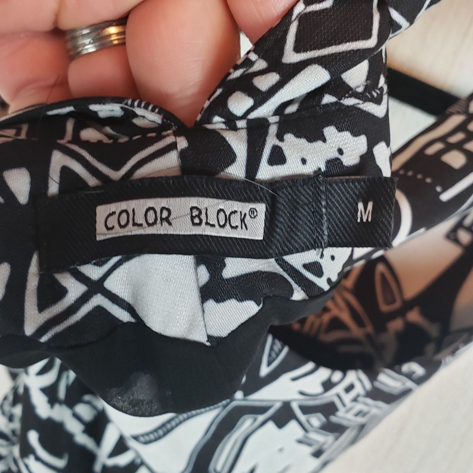 Other NWOT Color Block Faux-Leather Mini Sleeveless Dress Medium Size M / US 6-8 / IT 42-44 - 11 Thumbnail