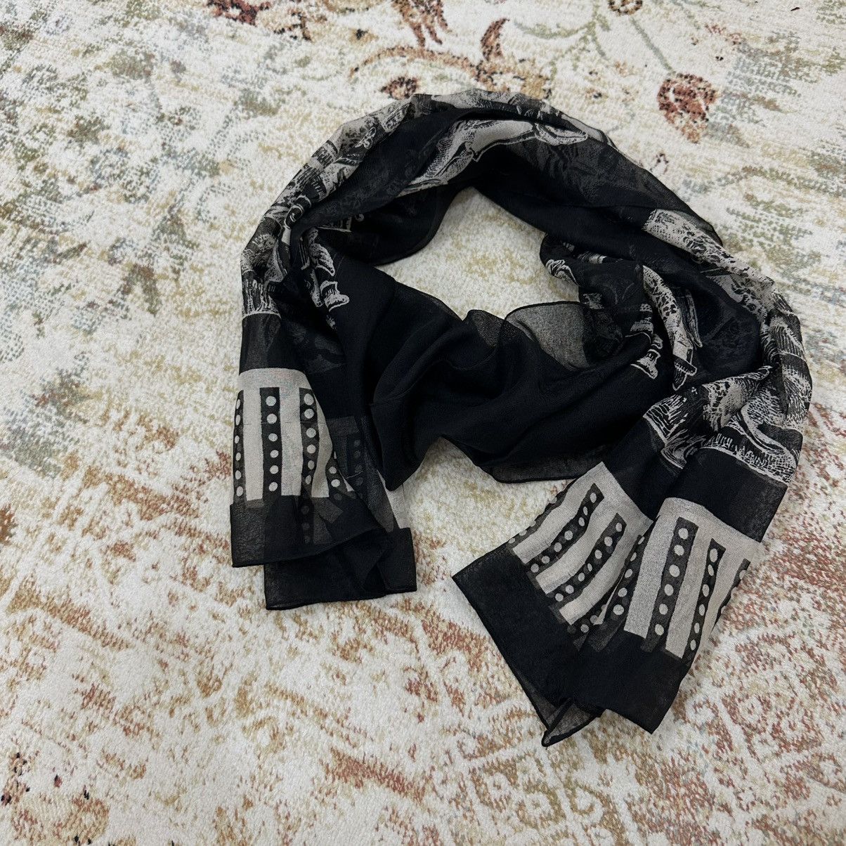 Vintage Vintage Handkerchief Silk Band Old Money Italy Size ONE SIZE - 2 Thumbnail