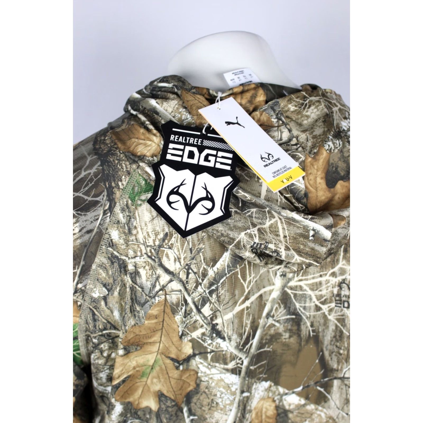 Puma Puma X Realtree Men's You V Hoodie Long Sleeve Edge XXL Deep Forest Camo 630893 Size US XXL / EU 58 / 5 - 3 Thumbnail