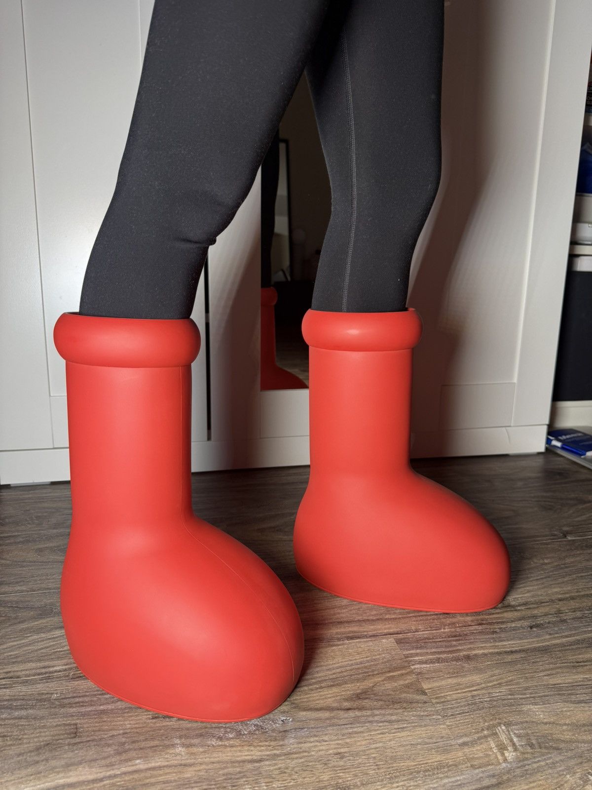 MSCHF MSCHF Big Red Boot Iconic Cartoon Style Size US 7 / EU 40New Size US 7 / IT 37 - 12 Thumbnail