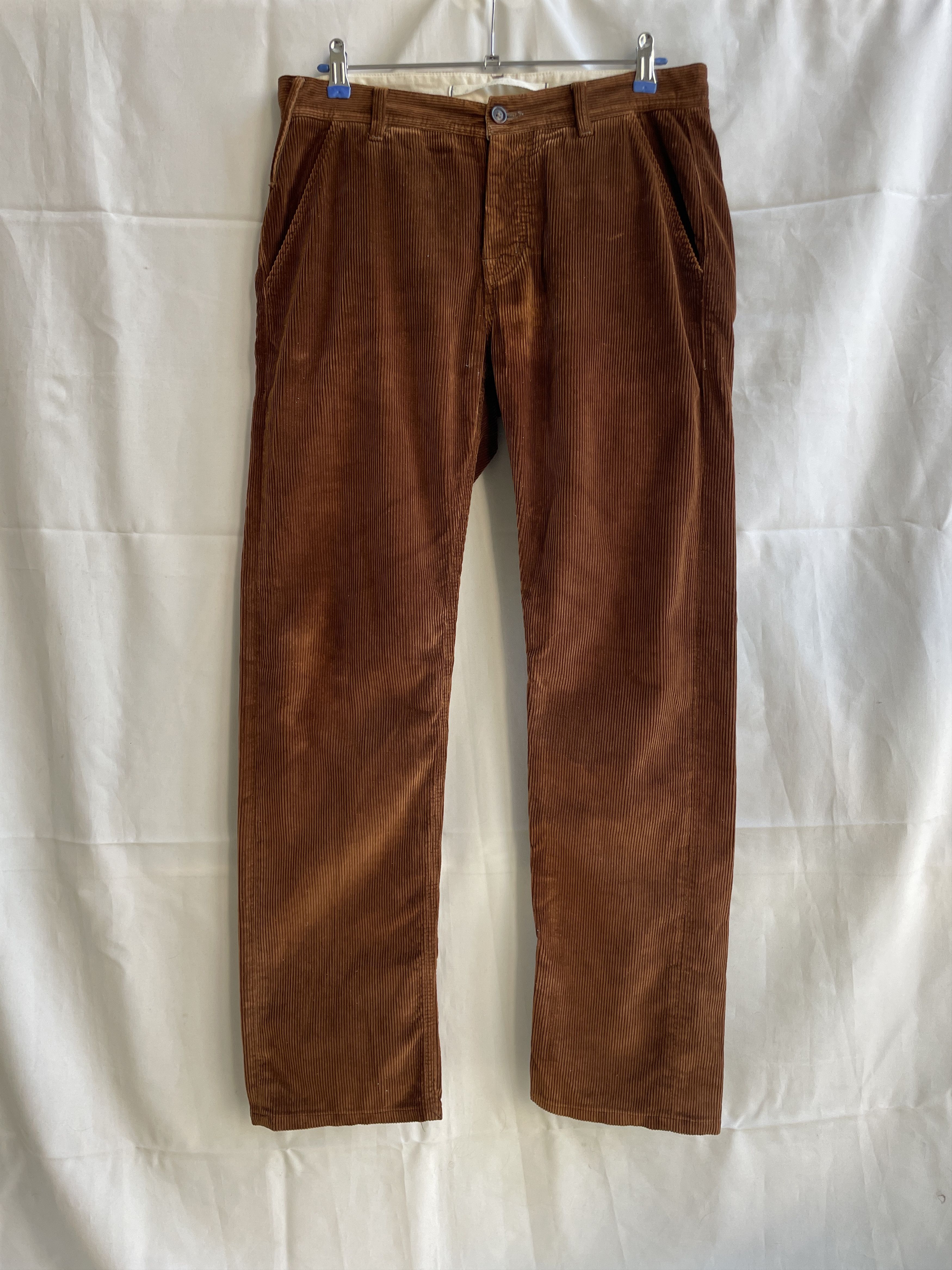 Scarti Lab 101 SN814 Brown Corduroy Pants Size 33