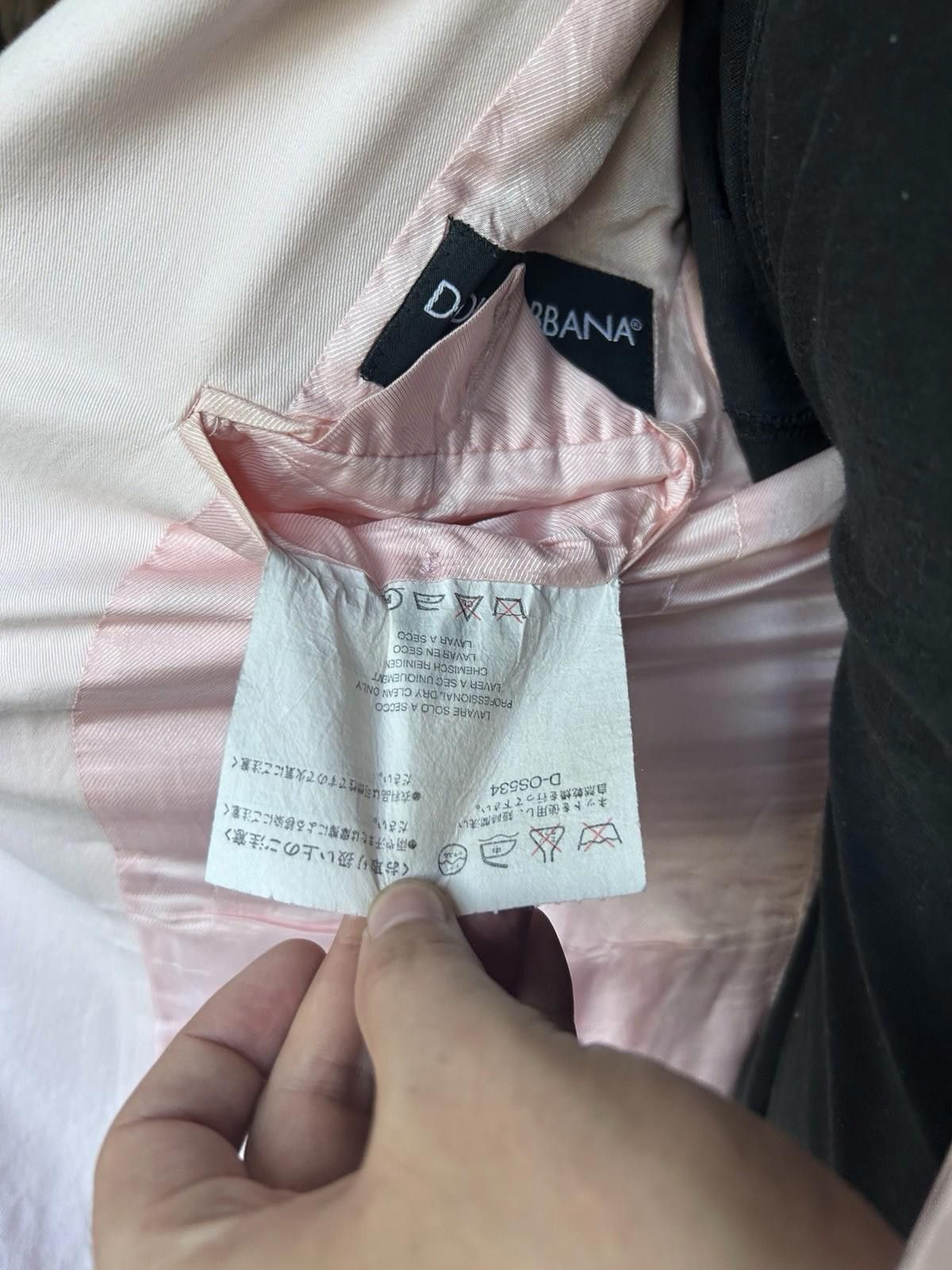 Dolce & Gabbana Dolce & Gabbana Italy Pink Blazer Men 2-Button Logo Buttons Size 38R - 10 Thumbnail