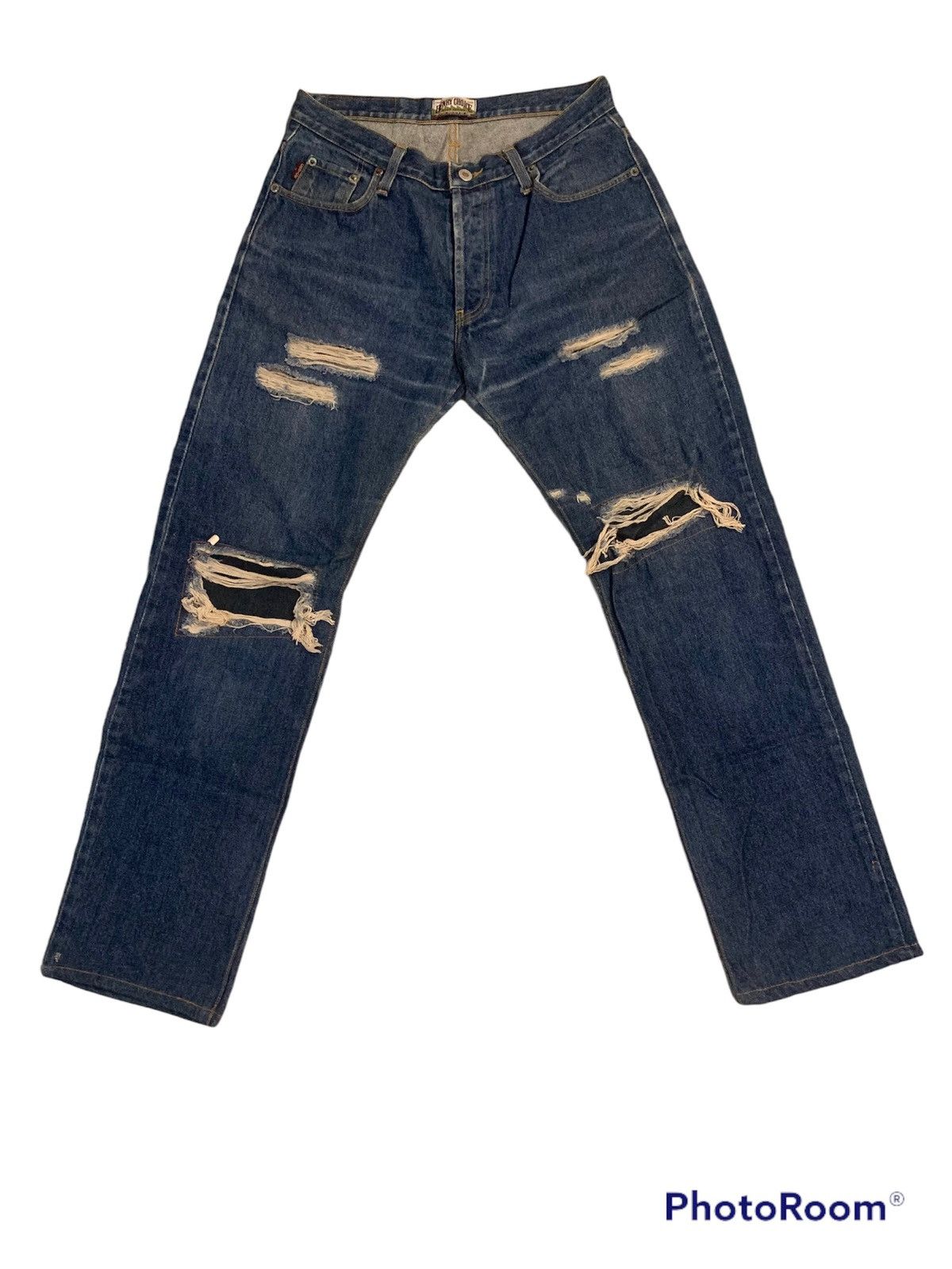 Denime Distressed/patchwork Denim kurt Cobain style Size US 30 / EU 46 - 6 Thumbnail
