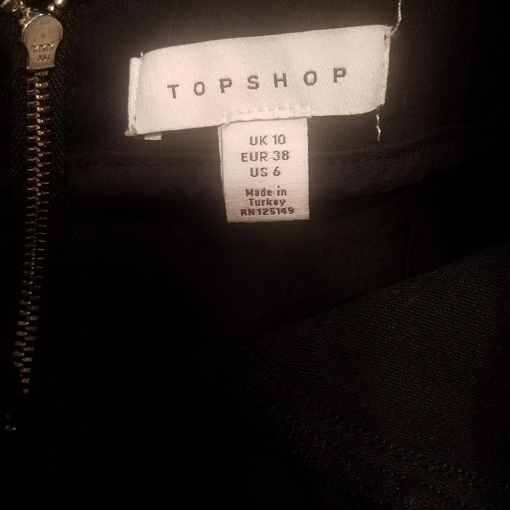 Topshop Topshop Chic Black One-Shoulder Dress Size 6 Size M / US 6-8 / IT 42-44 - 3 Thumbnail