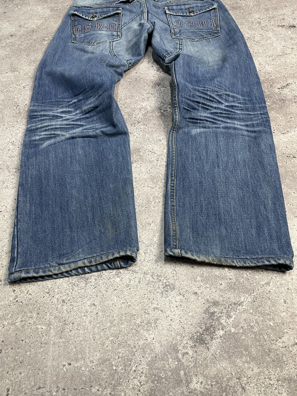 G-Star × Vintage Vintage Y2K G Star Raw Distressed Cargo Jeans Pants Size US 32 / EU 48 - 7 Thumbnail