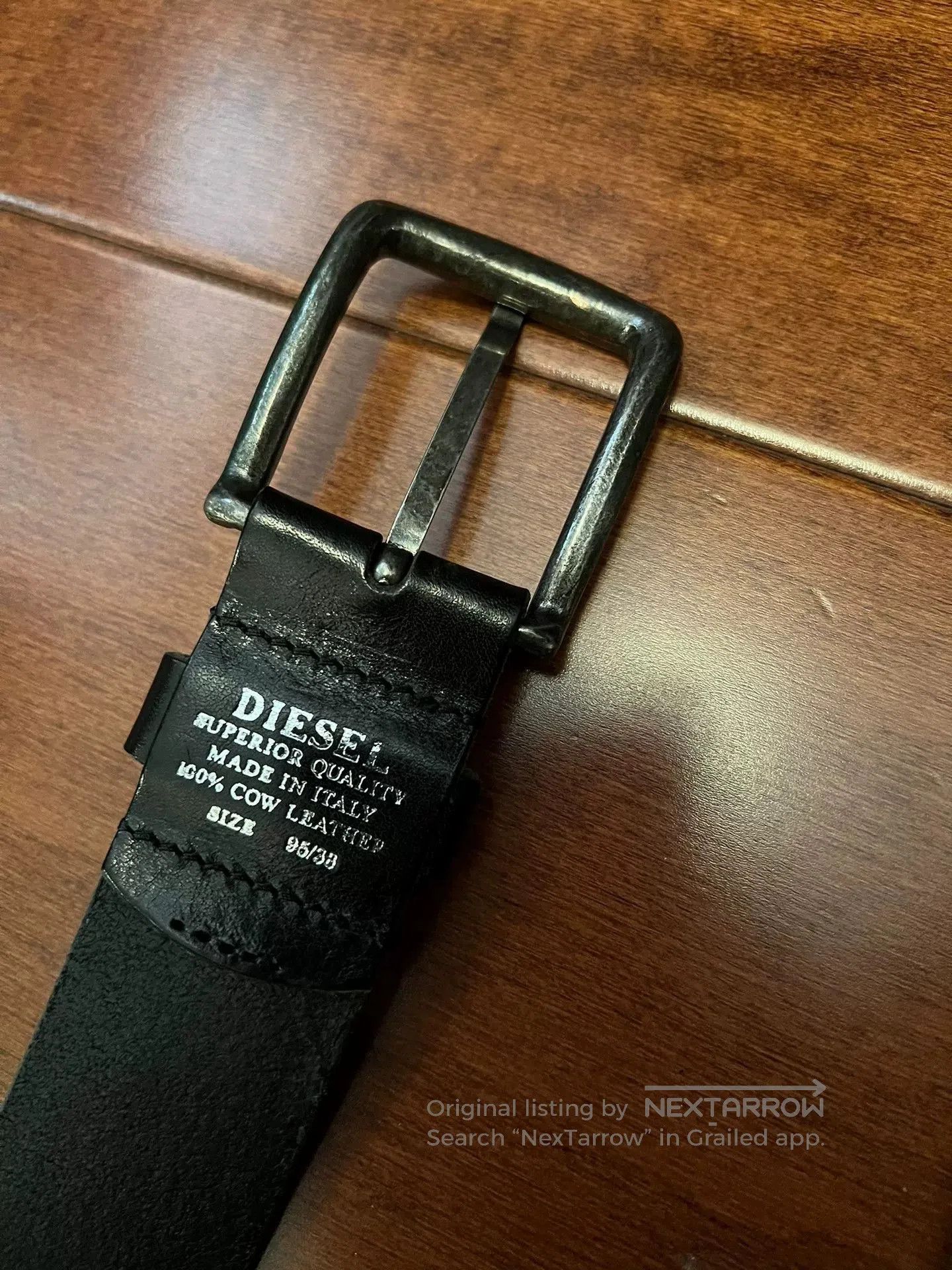 Diesel Diesel Rivet Leather Belt. Size ONE SIZE - 4 Thumbnail