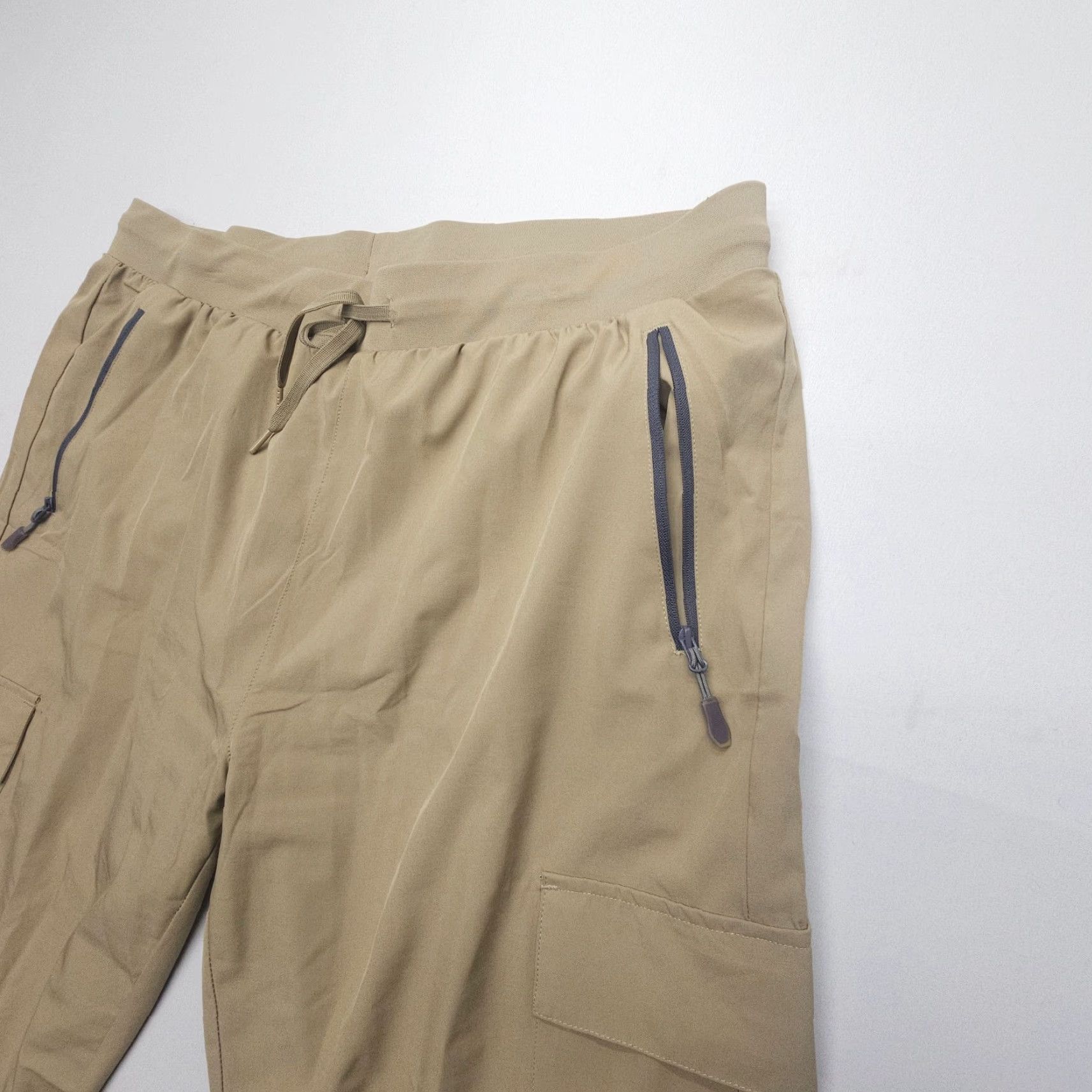 Vintage LJBJN Pants Womens 2XL Khaki Cargo Jogger Travel Stretch Lightweight Tech Hiking Size 38" / US 16 / IT 52 - 4 Thumbnail