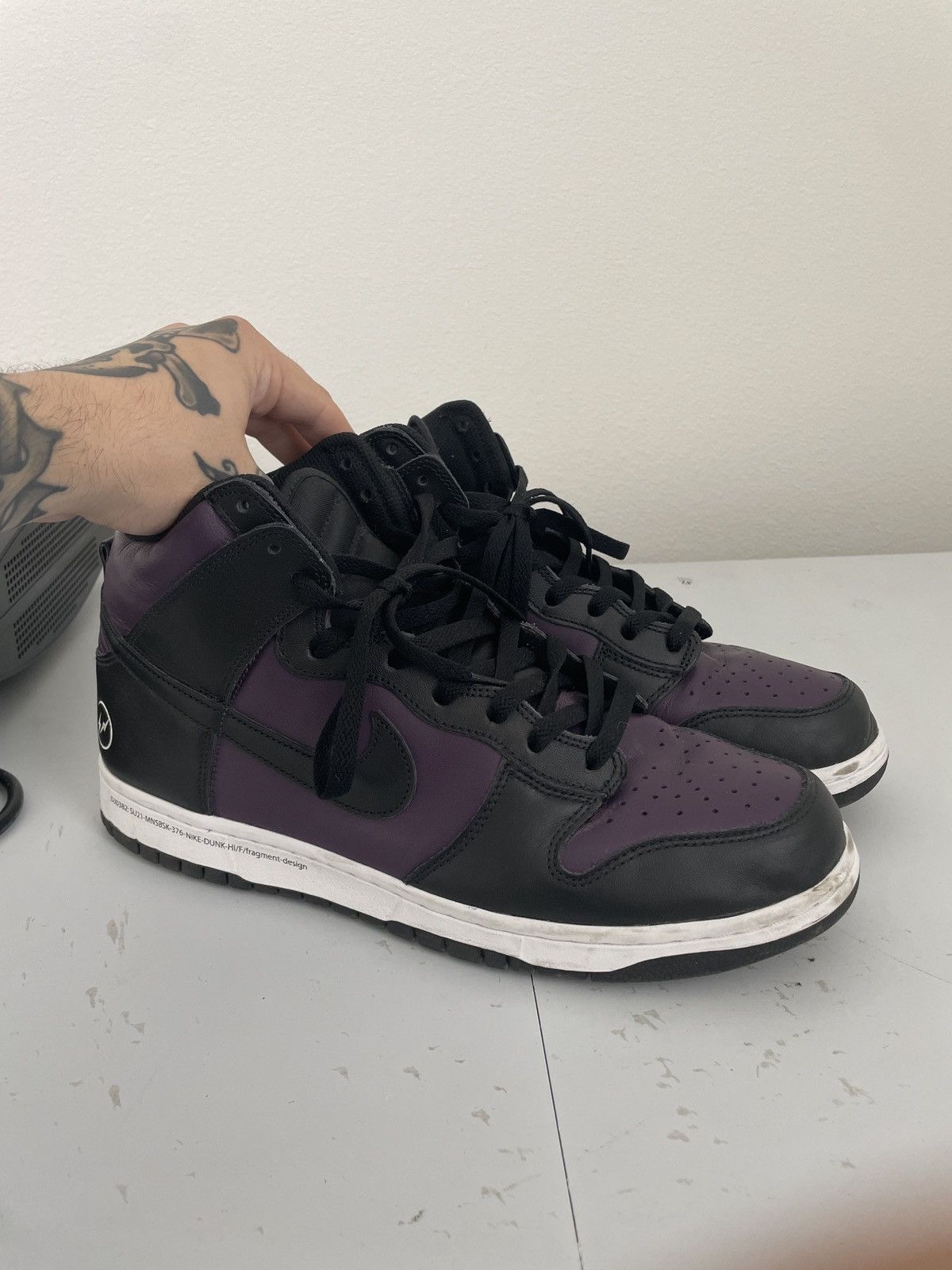 Fragment Design × Nike Nike Fragment Dunks Size US 12 / EU 45 - 3 Thumbnail