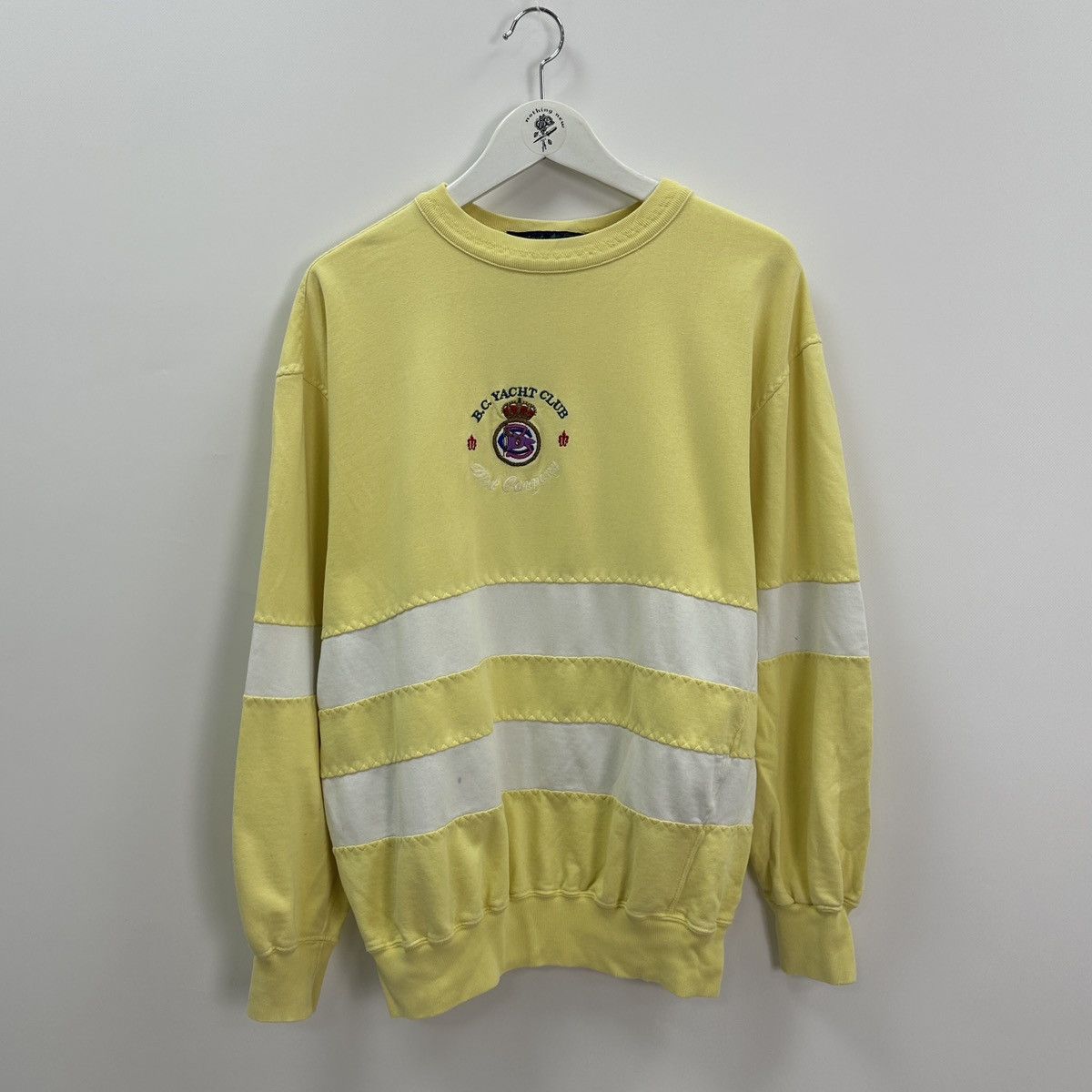 Vintage Vintage 90s Best Company Yacht Club sweatshirt embroidered Size US XL / EU 56 / 4 - 1 Thumbnail