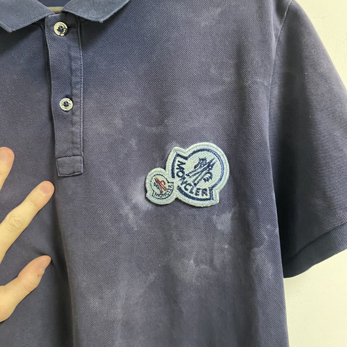 Moncler MONCLER long sleeve polo Size US XL / EU 56 / 4 - 3 Thumbnail