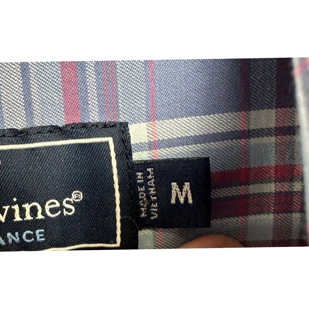 Vineyard Vines Vineyard Vines Shirt Men Medium Performance Purple Plaid Logo Nylon Blend Murray Size US M / EU 48-50 / 2 - 6 Thumbnail