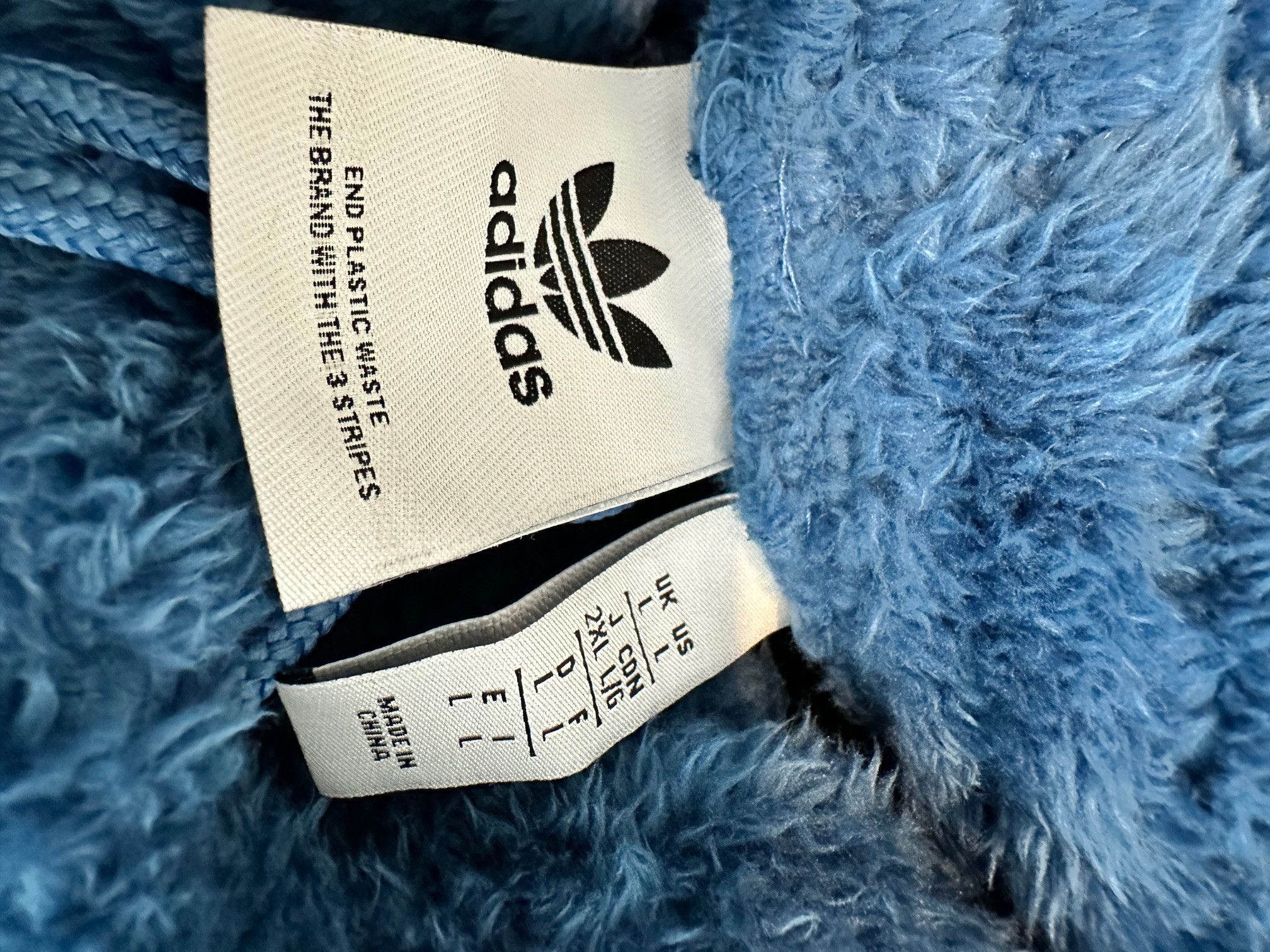 Adidas Indigo Herz Adidas Bored Ape Blue Fur Pants - Large Size US 36 / EU 52 - 2 Thumbnail