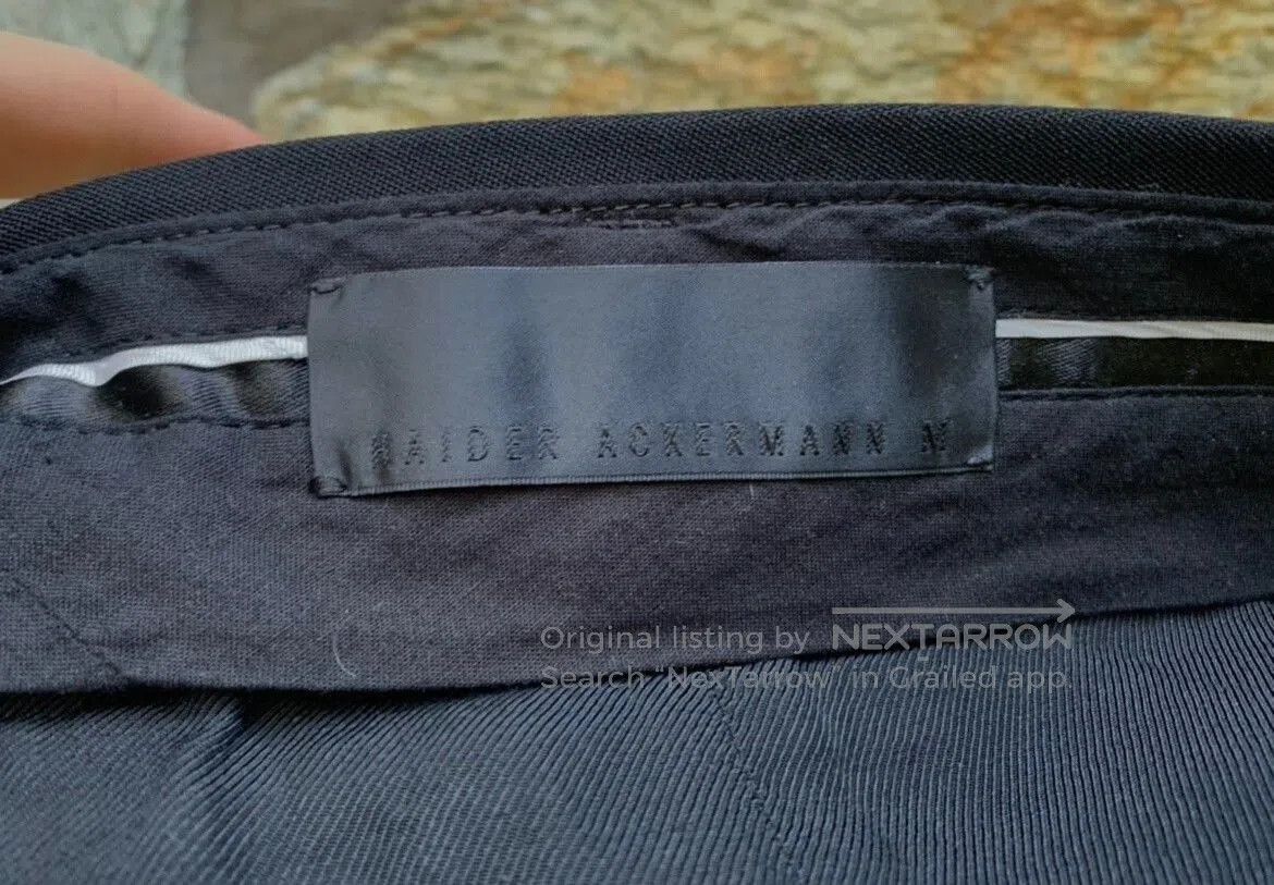 Haider Ackermann Haider Ackermann 14FW Curved Wool Trousers. Size US 32 / EU 48 - 4 Thumbnail
