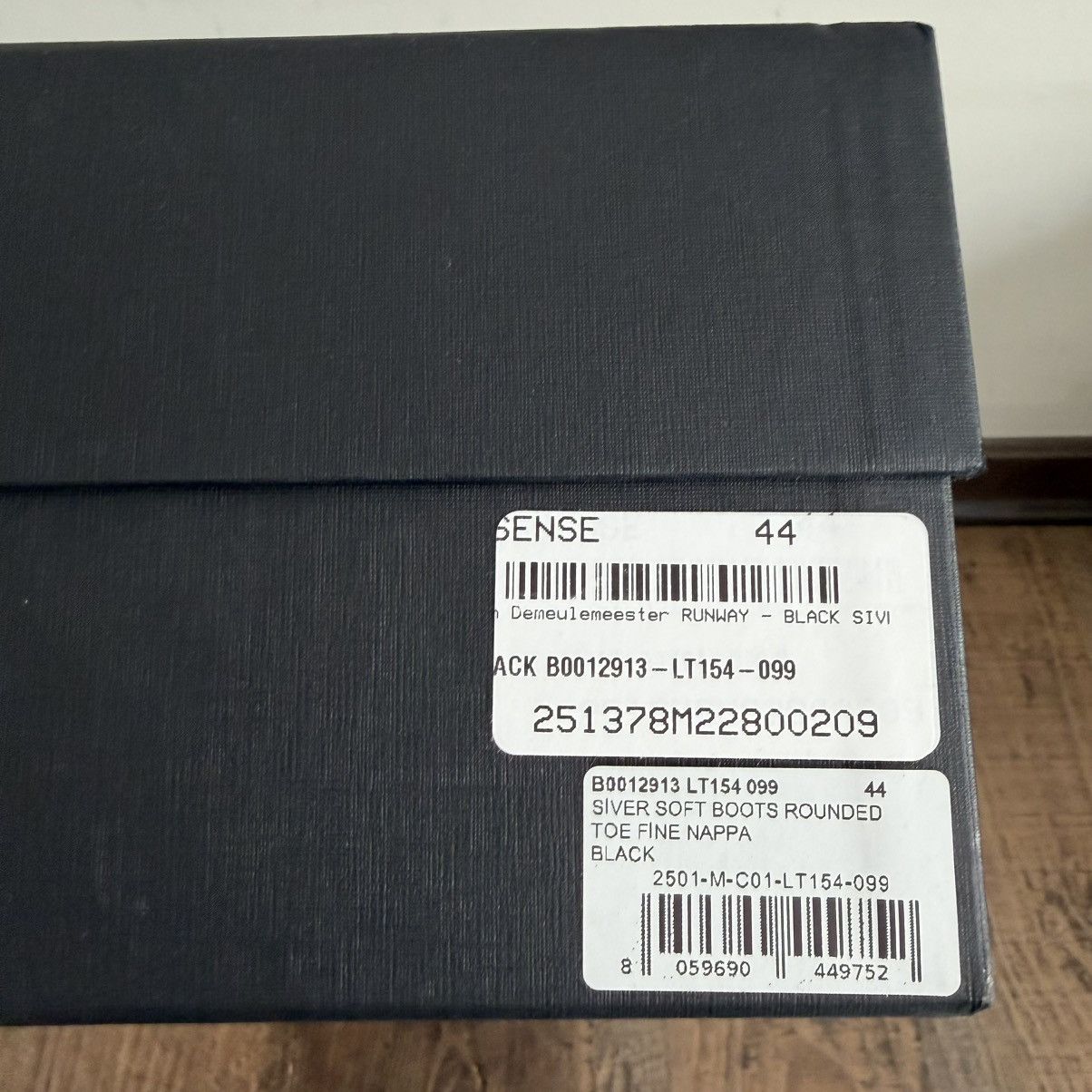 Ann Demeulemeester Ann Demeulemeester SS25 Black Silver Soft Boots Size US 11 / EU 44 - 6 Thumbnail
