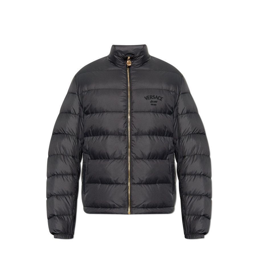 Versace VERSACE Black Stand-Up Collar Puffer Jacket New & Authentic Size US M / EU 48-50 / 2 - 1 Preview