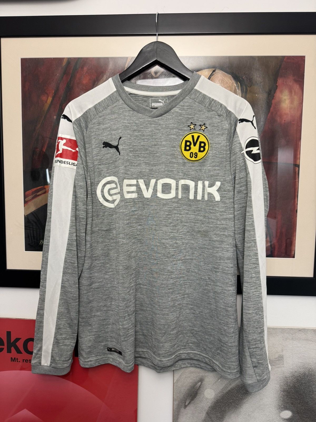 Puma Abameyung 2017 Borussia Dortmund Puma Soccer Jersey Football Size US M / EU 48-50 / 2 - 1 Thumbnail