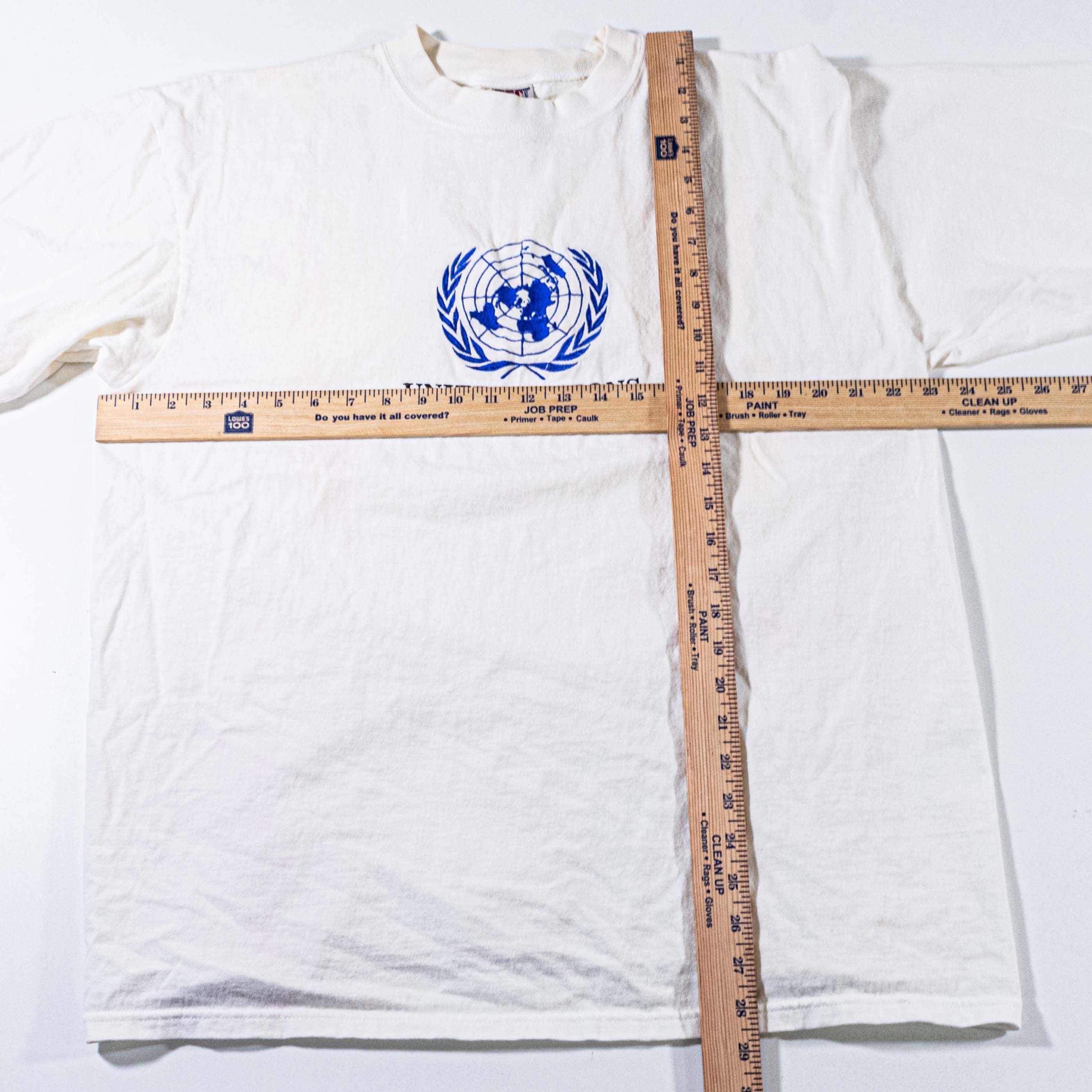 Vintage United Nations UN Crest T-Shirt Embroidered Distressed Y2K Size US XL / EU 56 / 4 - 3 Thumbnail