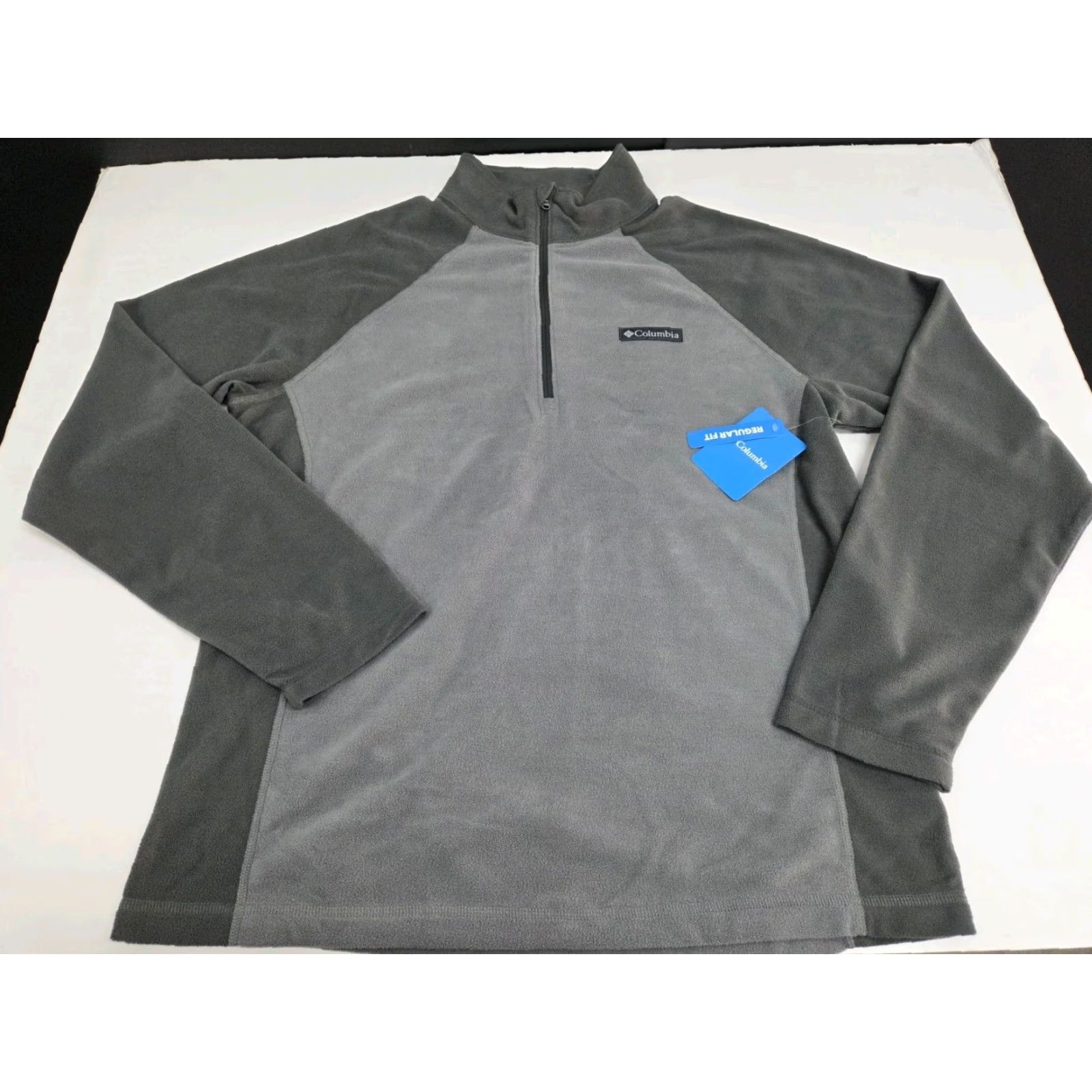 Alife NWT Columbia Life Pointe Long Sleeve 1/2 Zip Fleece Jacket Mens L Gray Size US L / EU 52-54 / 3 - 3 Thumbnail