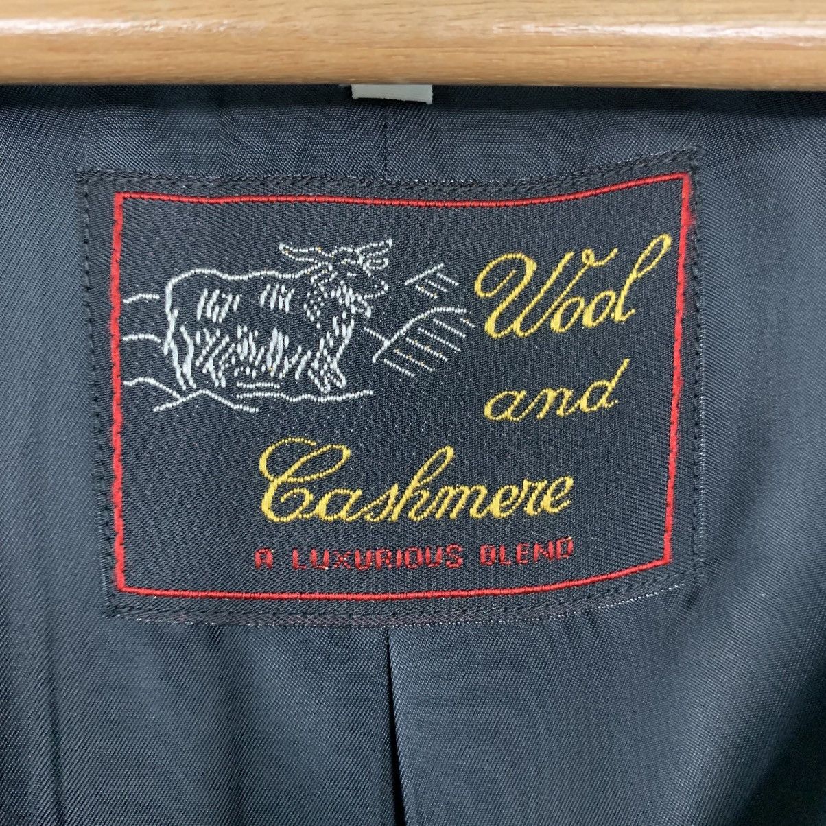 Japanese Brand Spick And Span Double Breasted Wool Cashmere Jacket Size S / US 4 / IT 40 - 16 Thumbnail