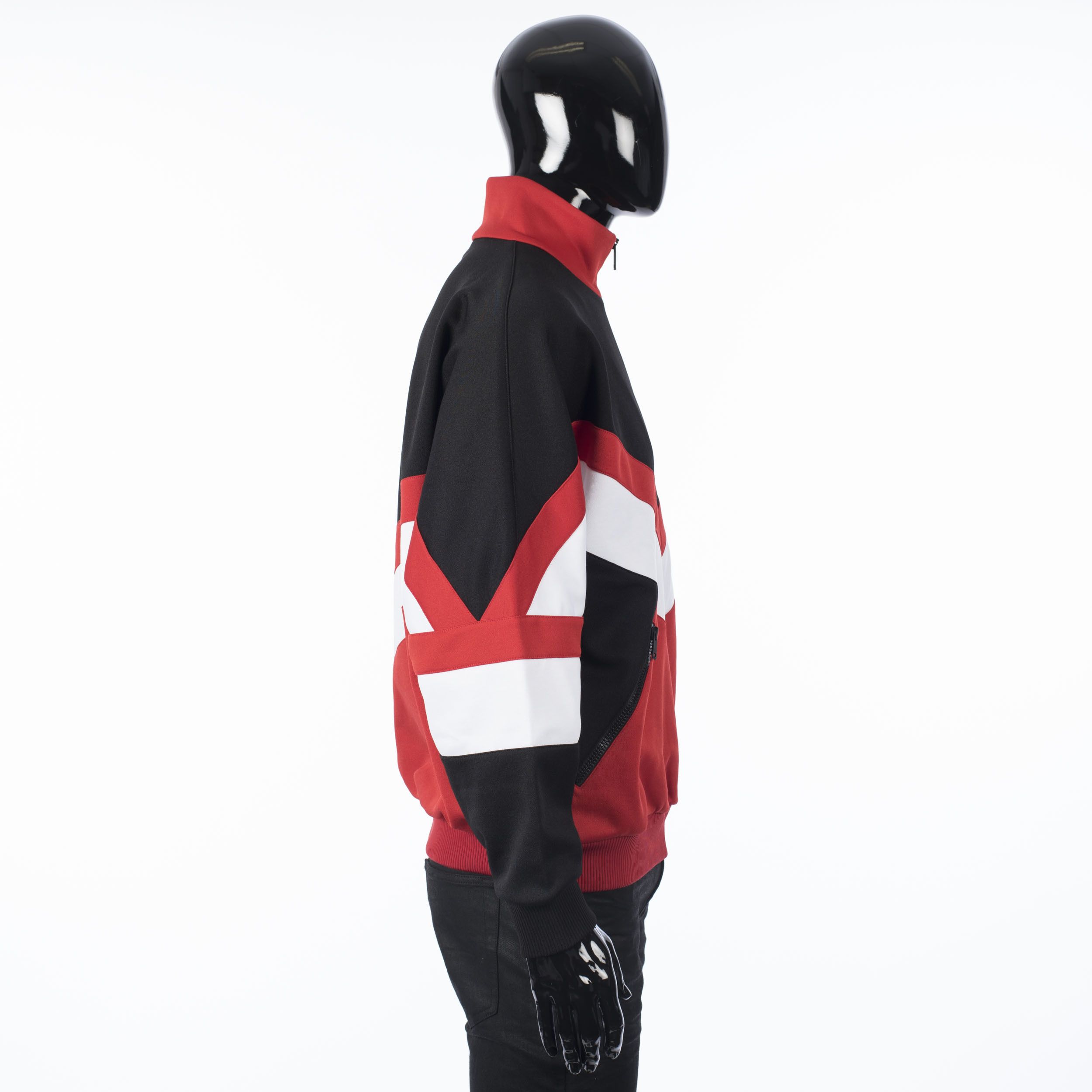 Givenchy Black/Red/White Colorblack Sweatshirt - 1/2 Zip Size US M / EU 48-50 / 2 - 6 Thumbnail