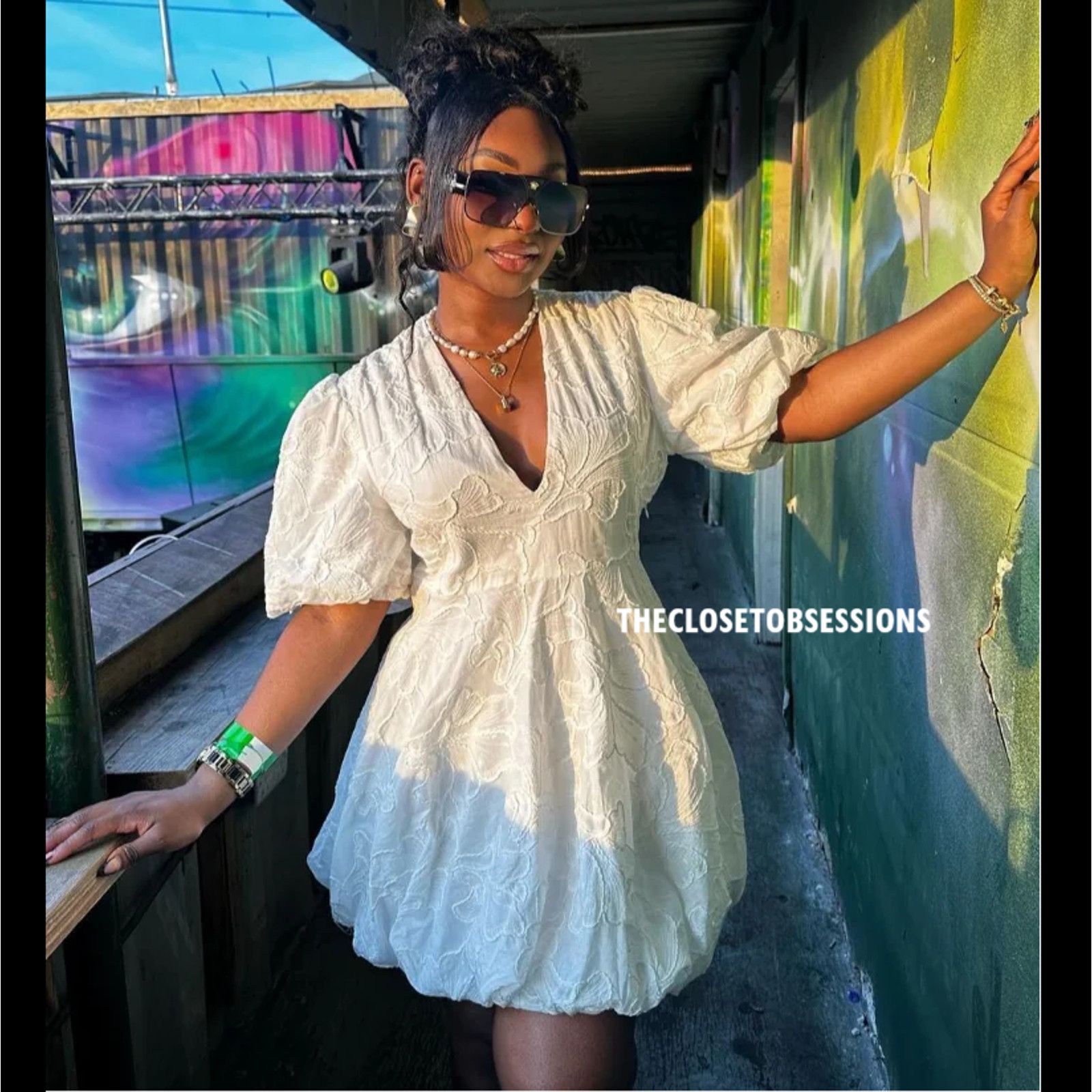 Zara RARE!!! ZARA BLOGGER FAVE!!! Balloon Hem Mini Dress NWT Size L / US 10 / IT 46 - 14 Thumbnail