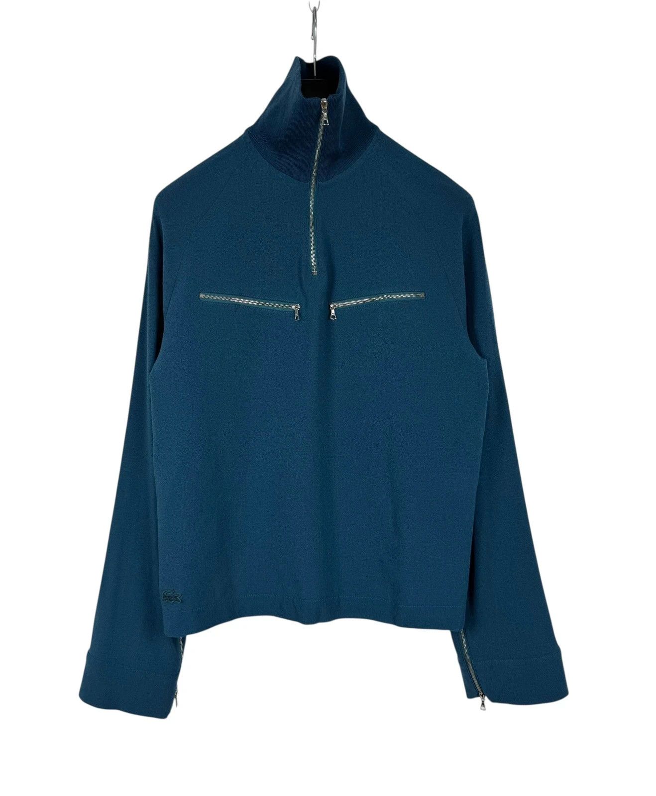 Lacoste Lacoste Wool Collared Jumper 1/4 Zip Women size 36 Size S / US 4 / IT 40 - 4 Thumbnail