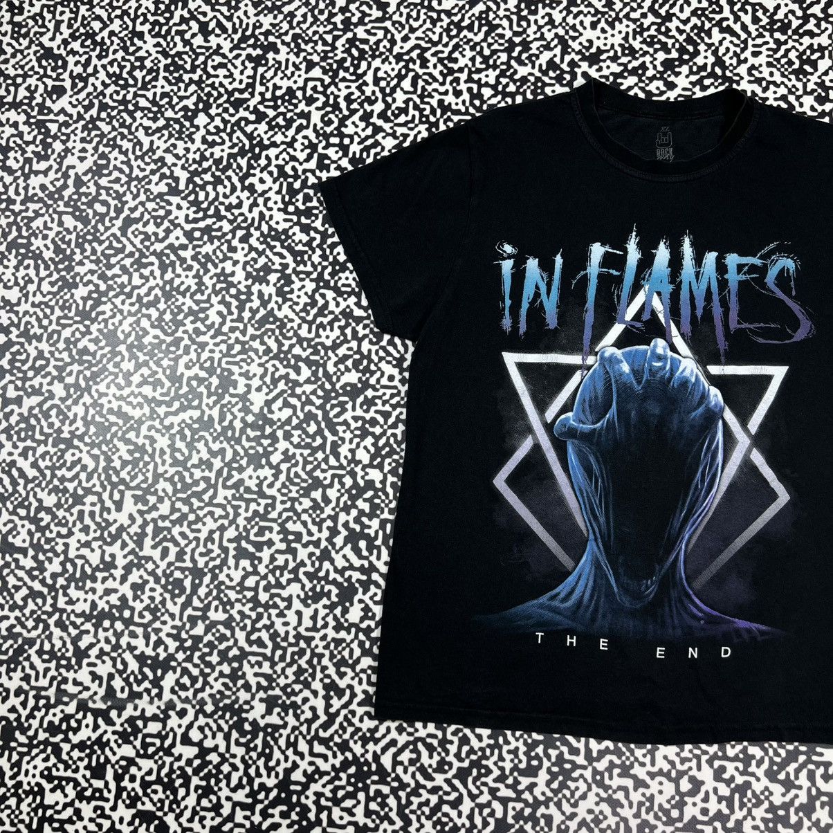Band Tees Vintage Y2K In Flames Think About The End Rock Metal T-shirt Size US L / EU 52-54 / 3 - 3 Thumbnail