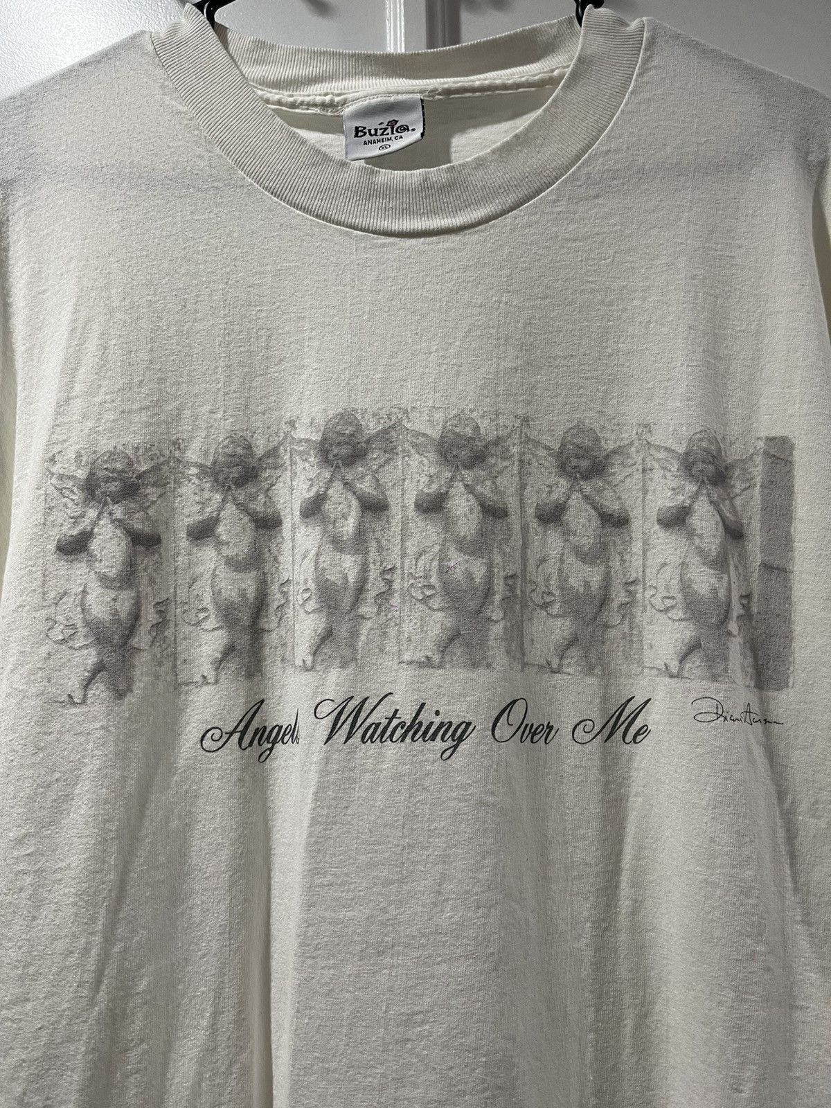 Vintage Vintage Angels Watching Over Me Tshirt Size US XL / EU 56 / 4 - 1 Thumbnail