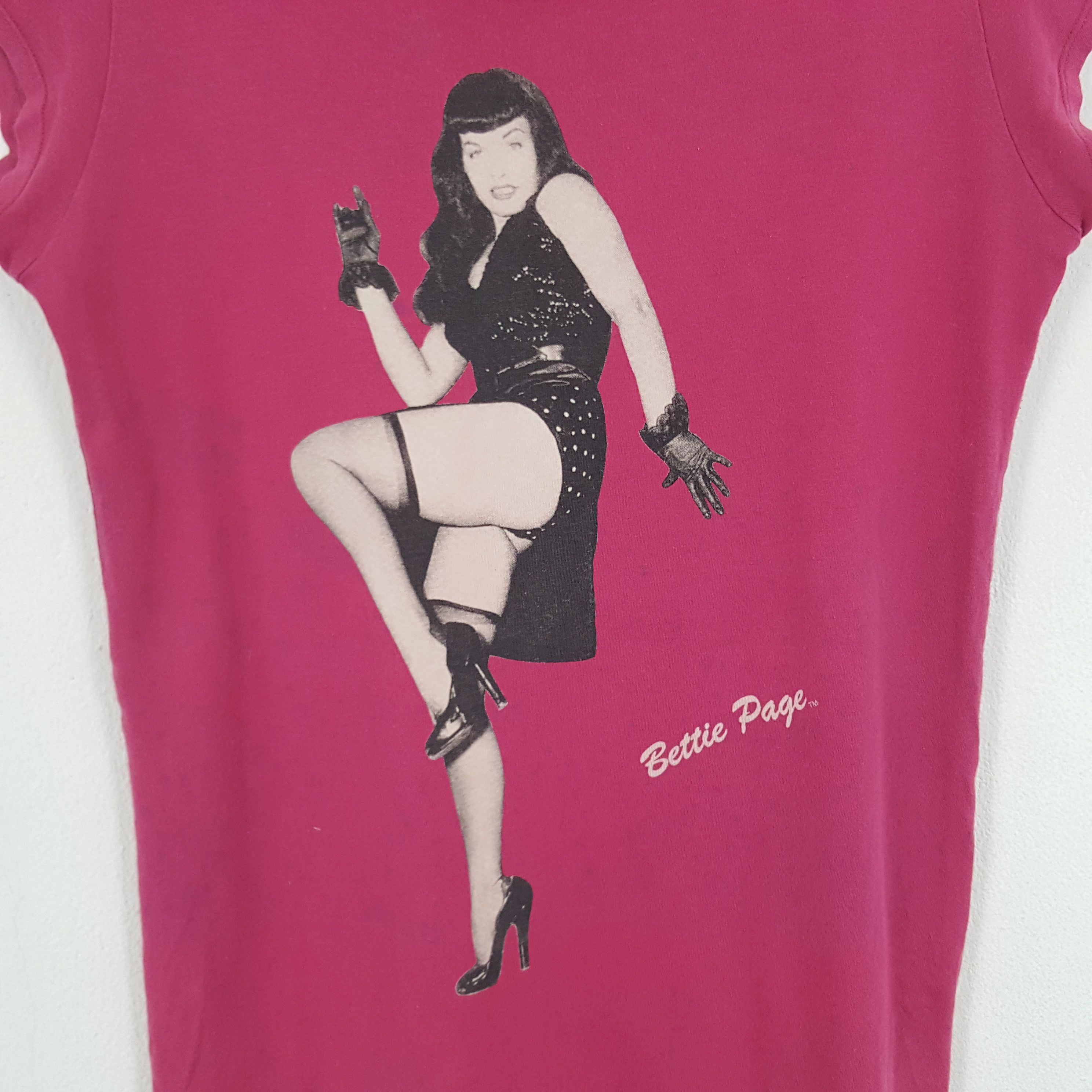 Hysteric Glamour × Vintage Vintage Hysteric Glamour Bettie Page Tshirt Size S / US 4 / IT 40 - 2 Thumbnail