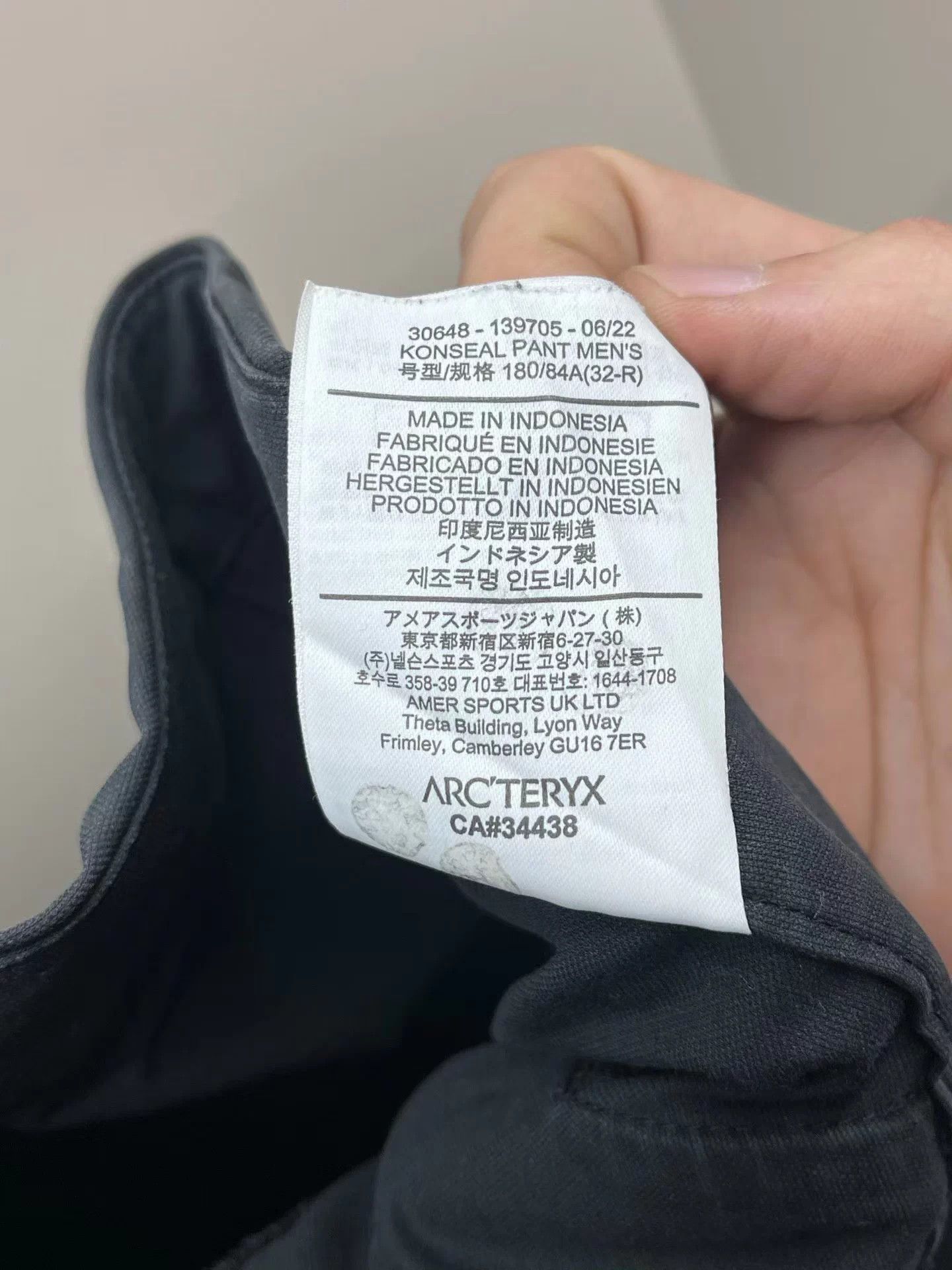 Arc'teryx Arcteryx Konseal Pant M Straight Q-Dry 32 99 New Size US 32 / EU 48 - 5 Thumbnail