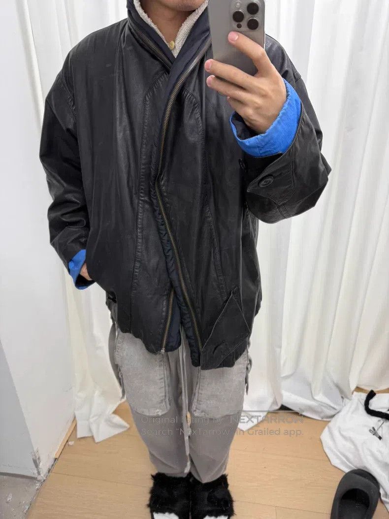Issey Miyake Issey Miyake Sheepskin zipper two-in-one jacket Size US M / EU 48-50 / 2 - 6 Thumbnail