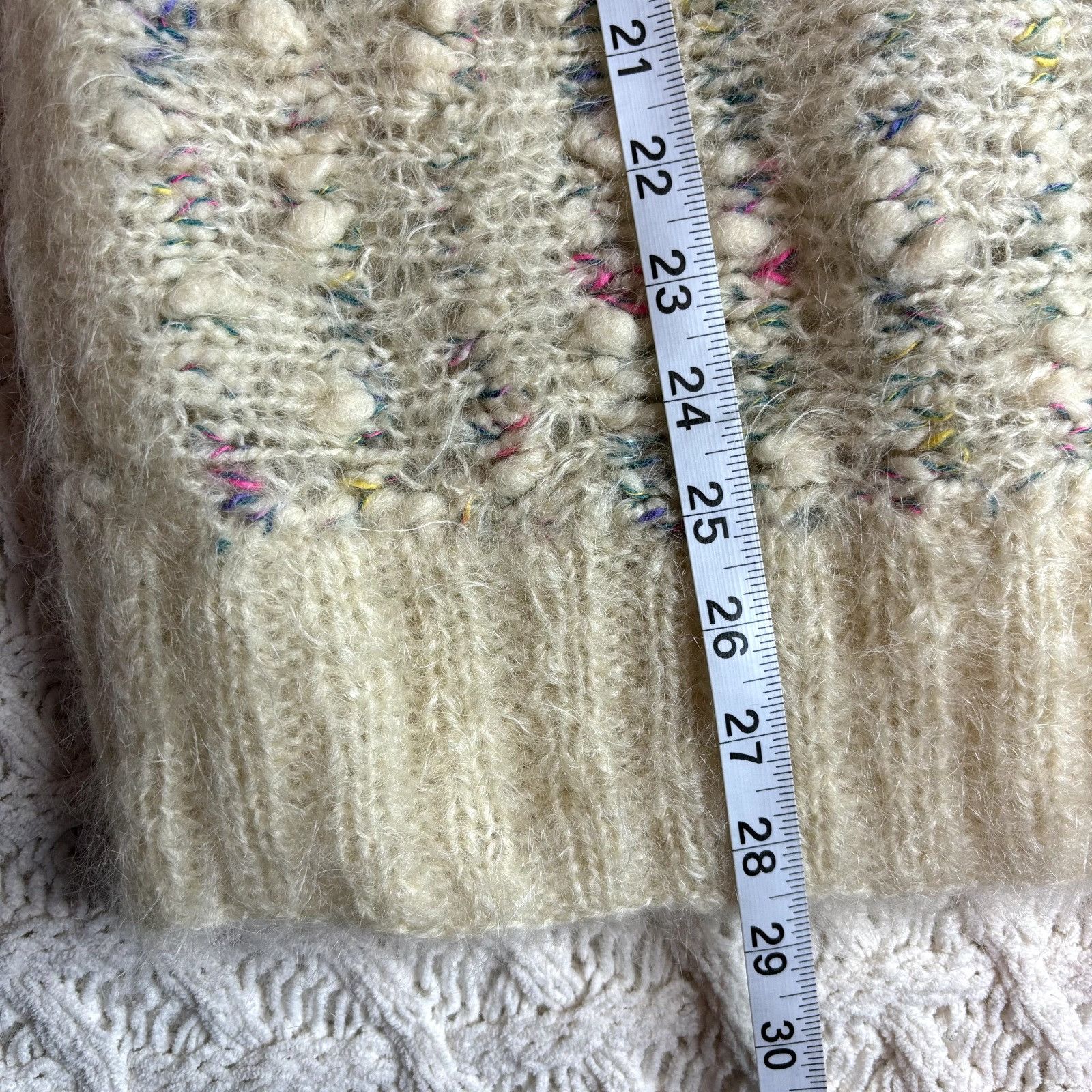 Other Bernat Klein Hand-Knit Mohair Bobble Sweater, Multicolor Pul Size M / US 6-8 / IT 42-44 - 5 Thumbnail