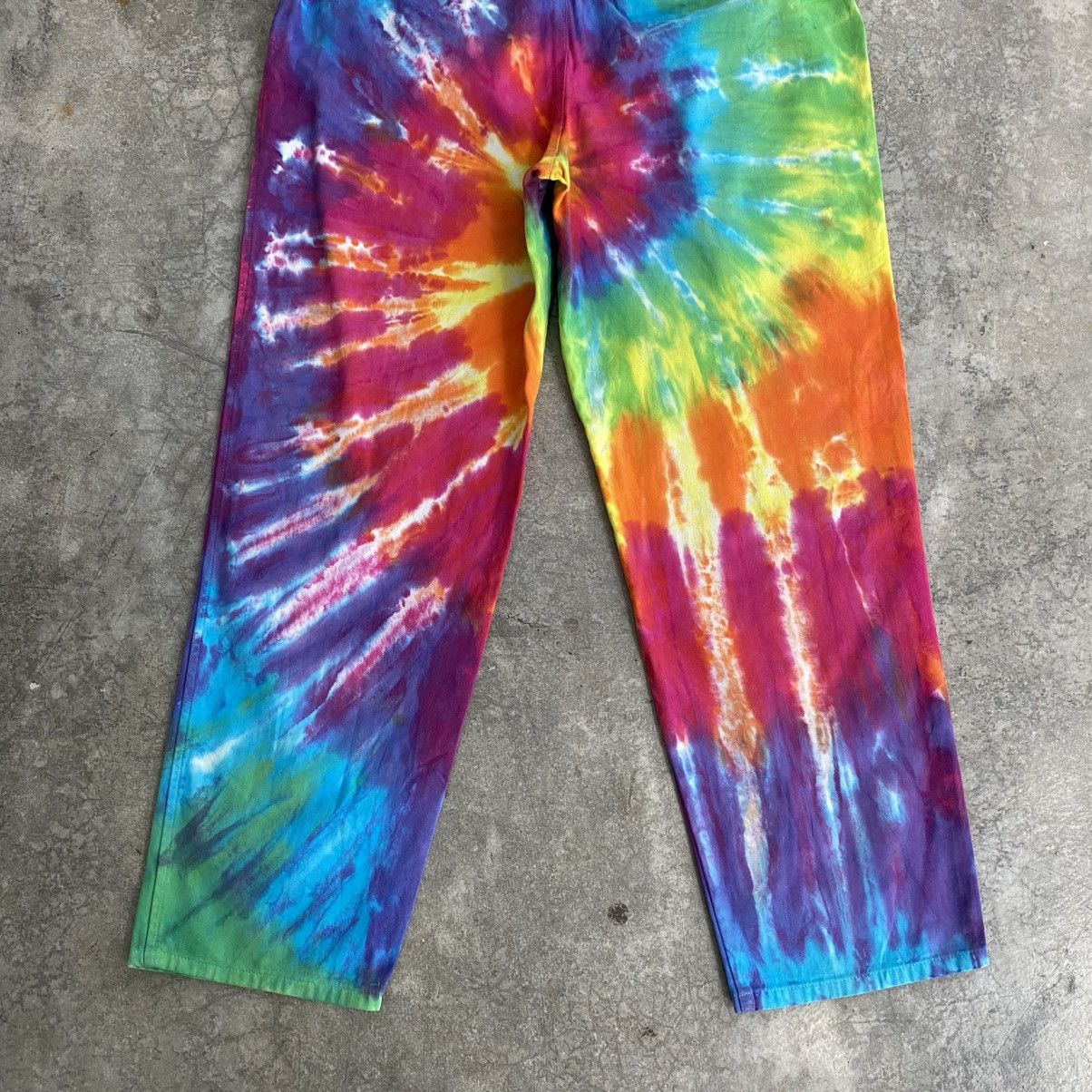 L.L. Bean Vintage 1980’s LL Bean Psychedelic Pleated Wide Pants Size US 34 / EU 50 - 14 Thumbnail