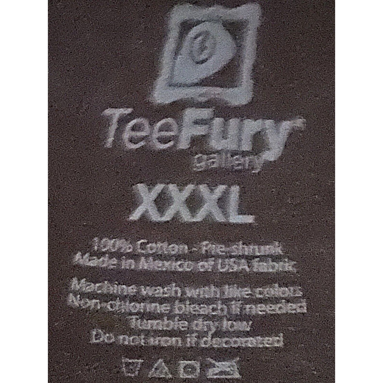 Teefury TeeFury Juniors Black Big Graphic T-Shirt 3XL Stretch New Size 3XL / US 20-22 - 4 Thumbnail