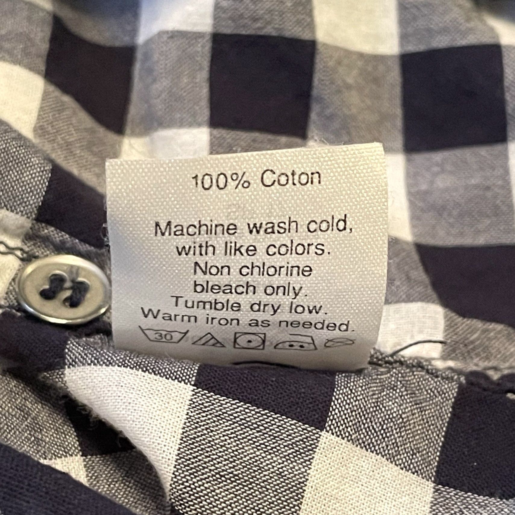 J.Crew J.Crew Shirt Women's S Classic boy fit B&W gingham check Casual Shirt Size S / US 4 / IT 40 - 7 Thumbnail