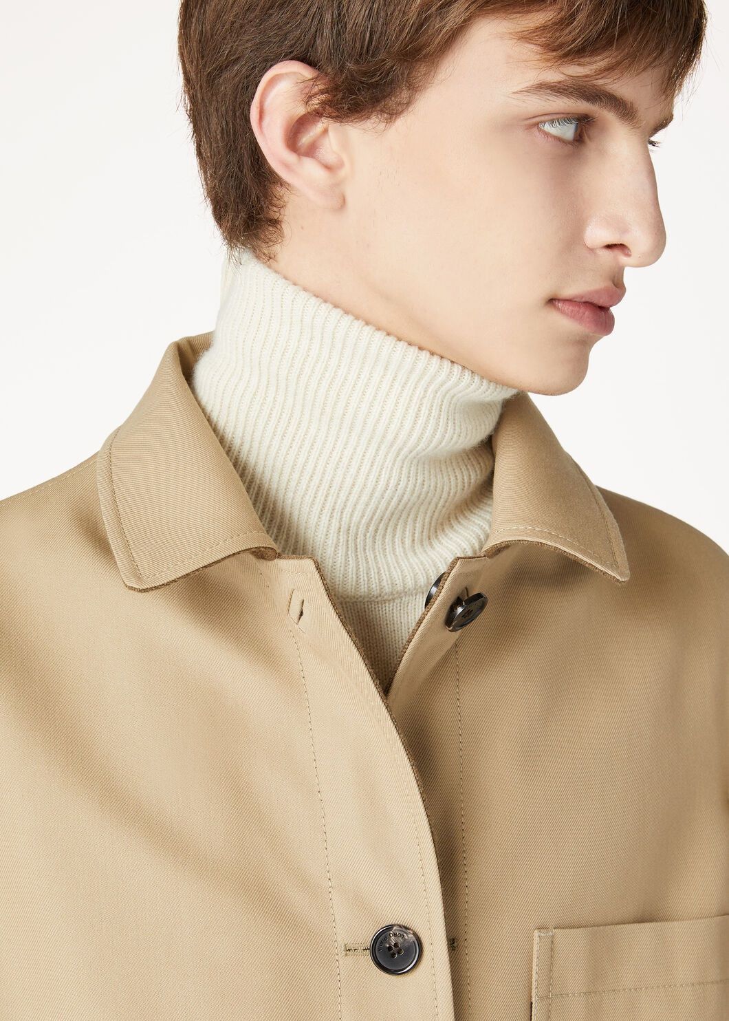 Loro Piana o1w1db10725 FAO3149 Yudaki Caban Coat in Beige Size US S / EU 44-46 / 1 - 2 Thumbnail