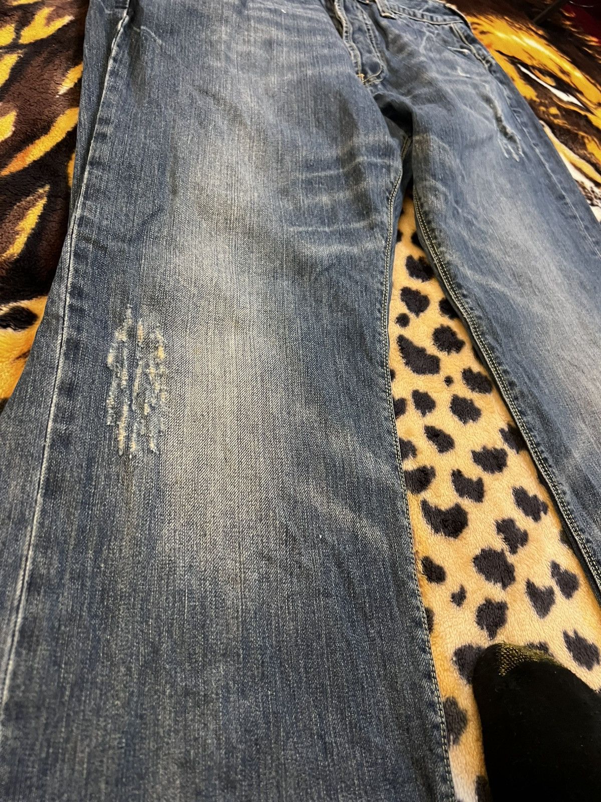 Ed Hardy × Vintage Vintage 2010 Ed Hardy by Christian Audigier Jeans Size US 36 / EU 52 - 9 Thumbnail