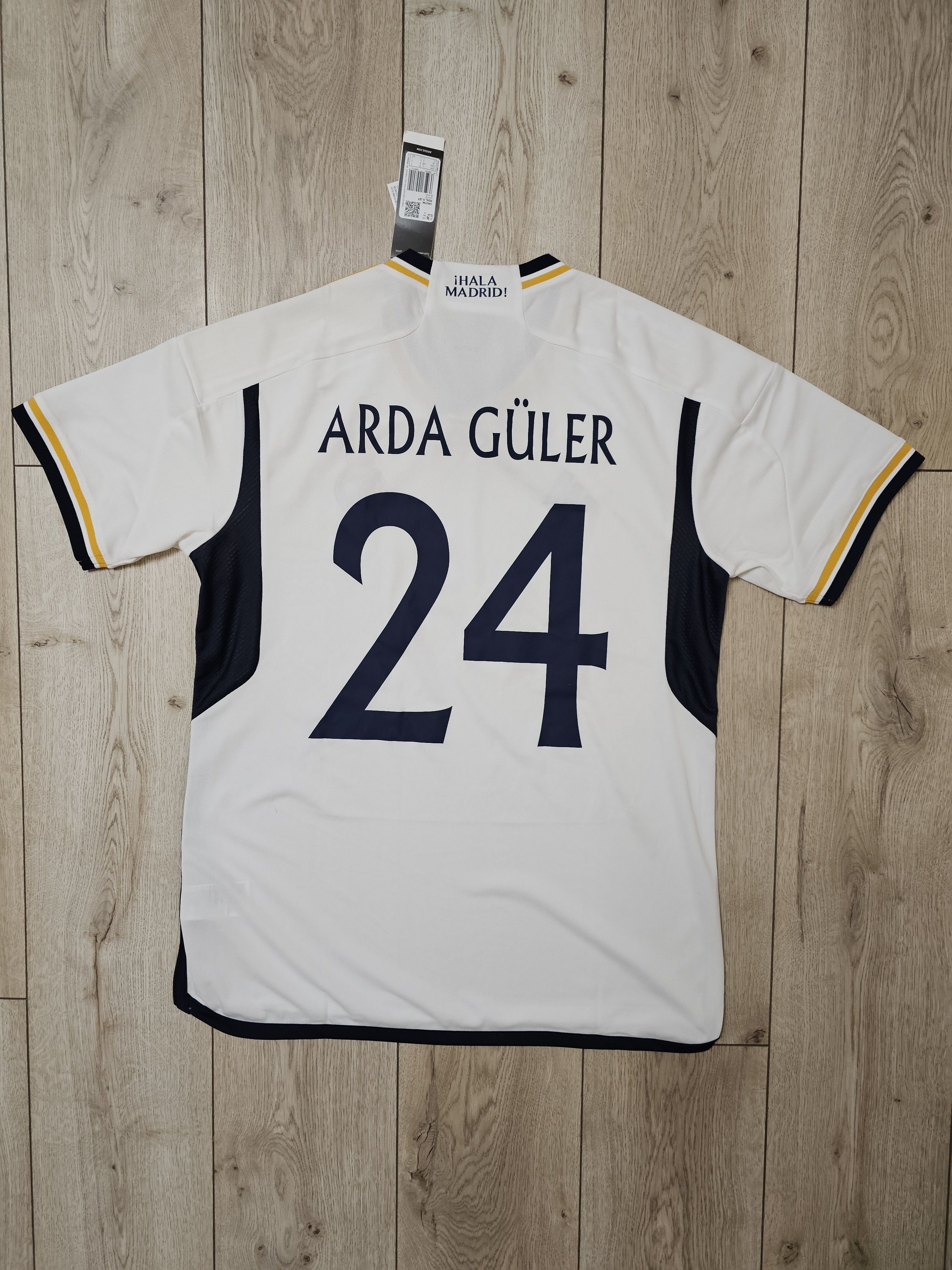 Adidas REAL MADRID 2023 2024 GULER FOOTBALL SHIRT SOCCER JERSEY Size US L / EU 52-54 / 3 - 2 Thumbnail