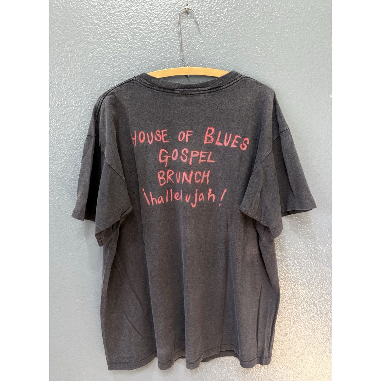Vintage VINTAGE House of Blues Gospel Brunch Black Tee Shirt XL Men’s USA Made 90s T-Shirt Mens XL Black 90s Size US XL / EU 56 / 4 - 6 Thumbnail
