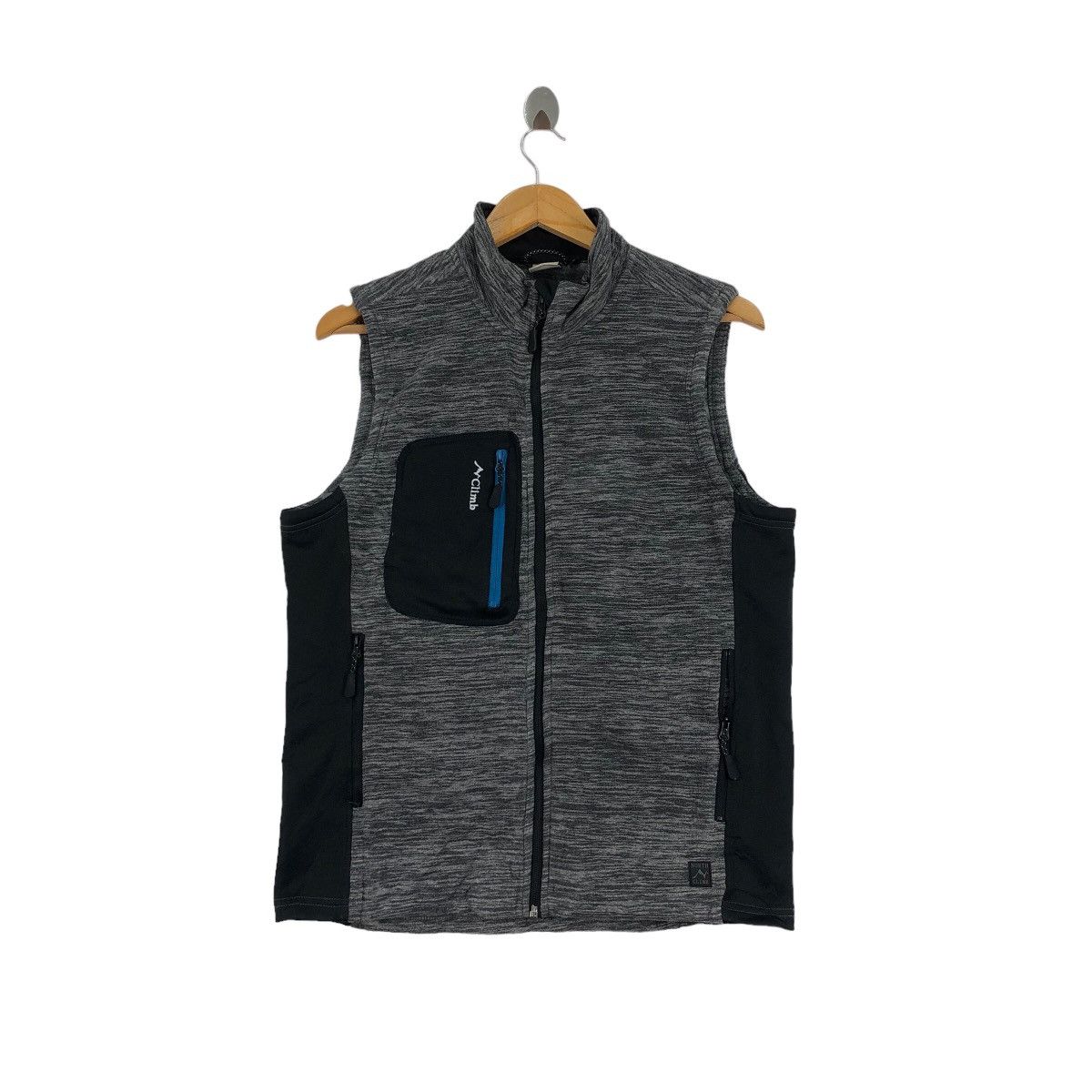 Vintage North CLIMB Fleece Vest Sleeveless Outdoor Camping Hiking Size US L / EU 52-54 / 3 - 1 Thumbnail