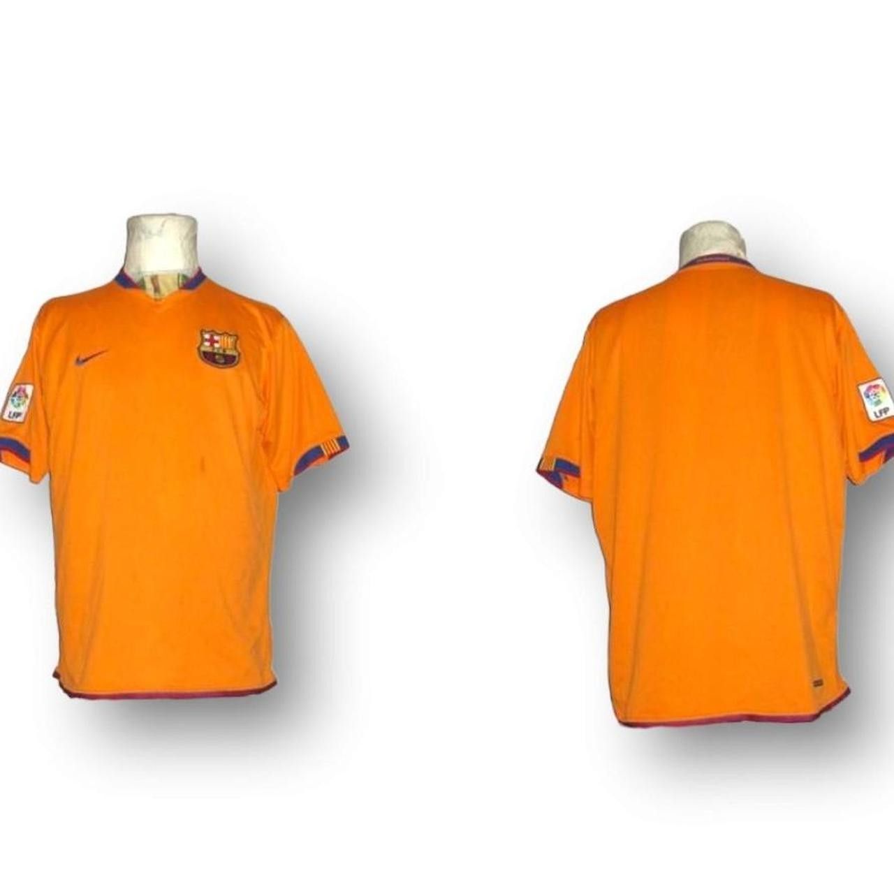 Nike Fc Barcelona 2006 2007 Away Shirt Jersey fcb barca Size US L / EU 52-54 / 3 - 2 Thumbnail
