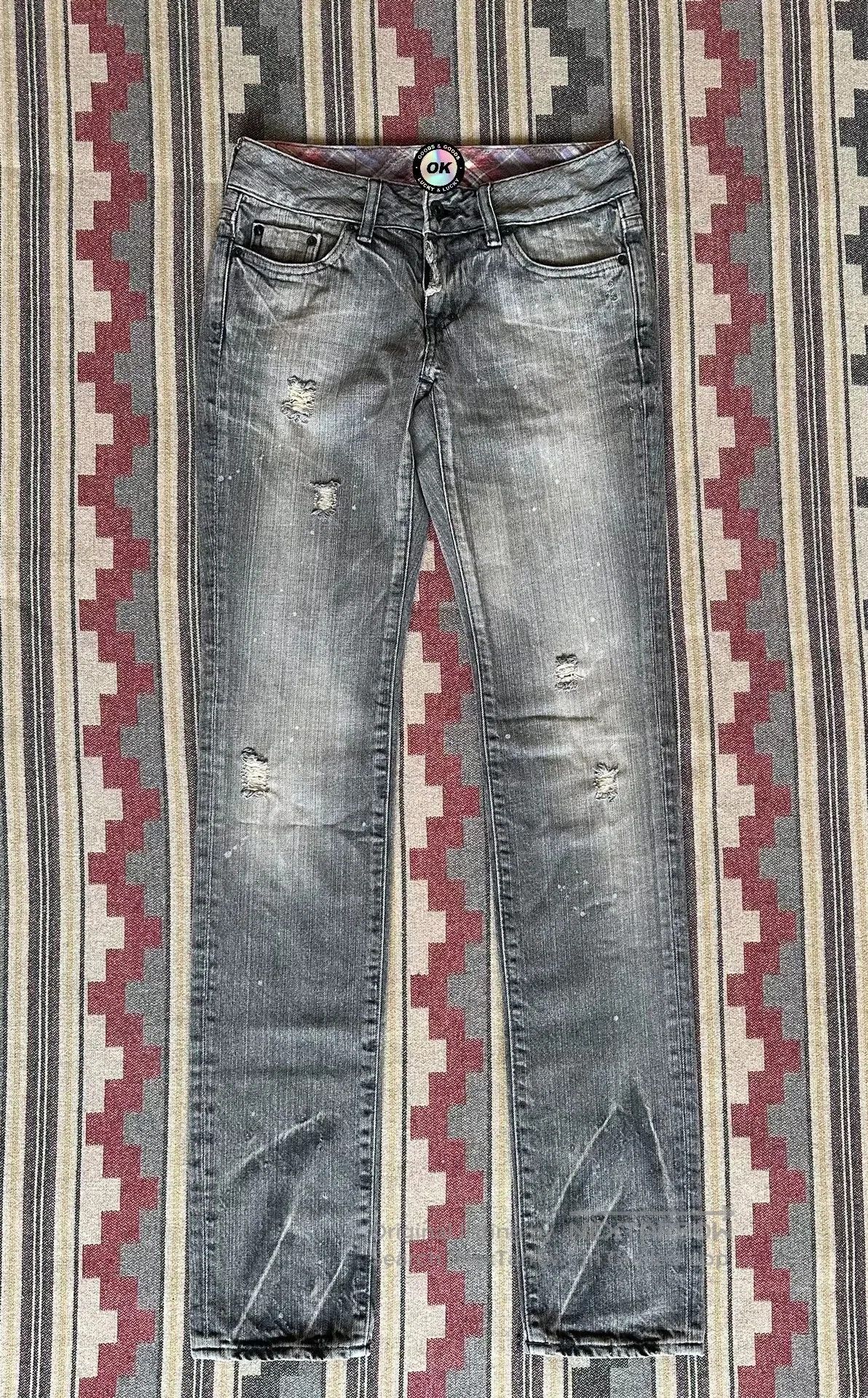 Other Vintage Distressed Wash Ripped Denim Pants. Size 24" / US 00 / IT 34 - 1 Thumbnail