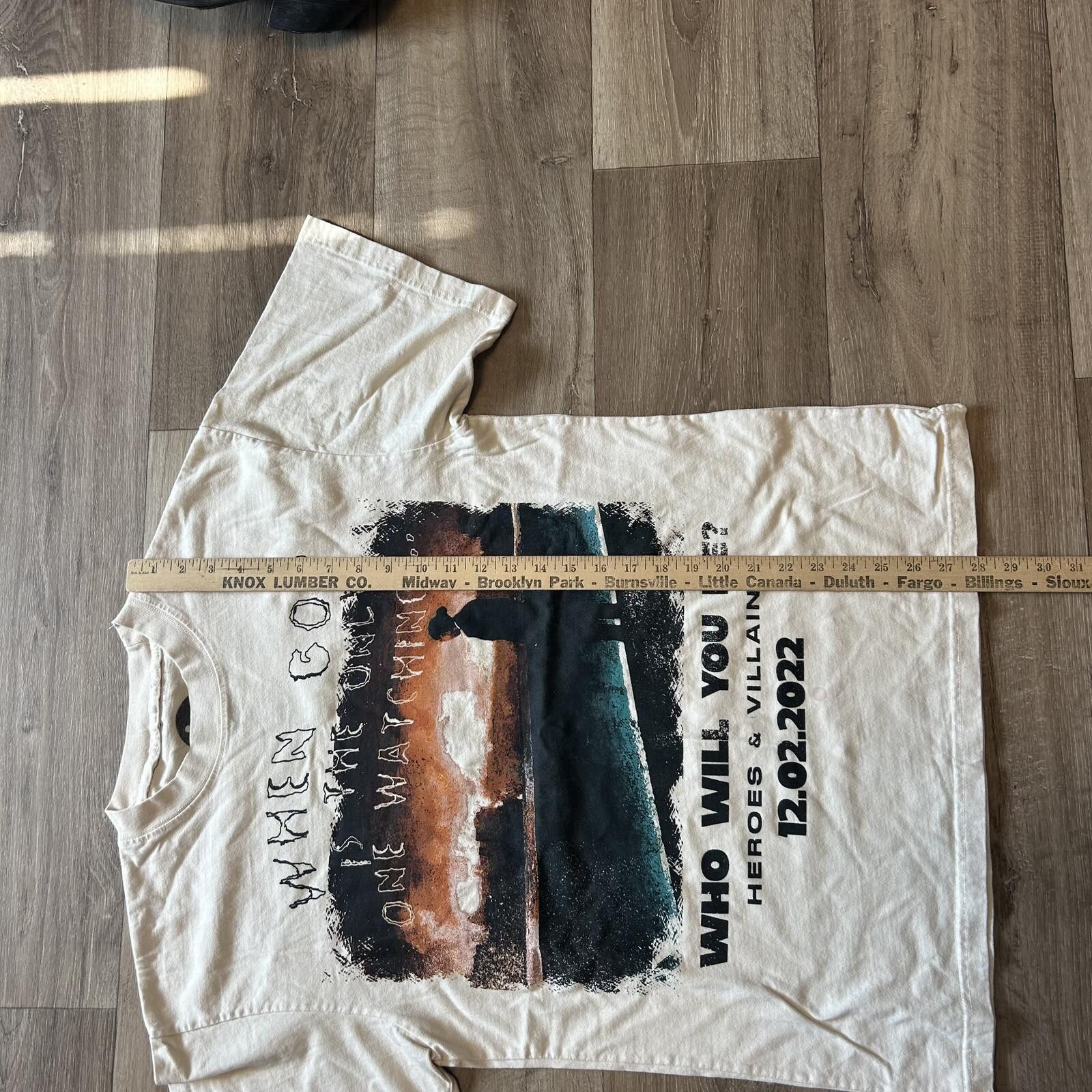 Unknown London Metro Boomin 2022 Hero’s and Villans Tour T Shirt size M Size ONE SIZE - 7 Thumbnail