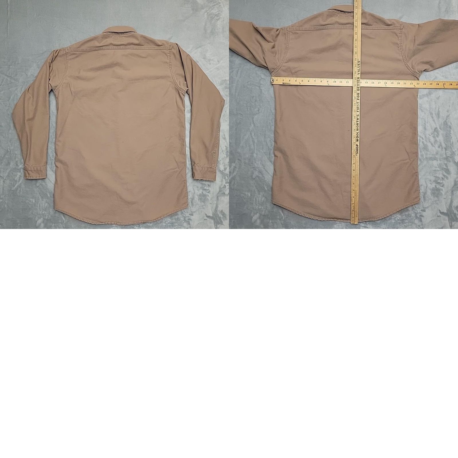 Vintage VINTAGE Melton Deerskin Shirt Mens LT Long Sleeve Flannel Button-Up Pockets Made in USA Brown Regular Big & Tall Shirt Size US L / EU 52-54 / 3 - 8 Thumbnail