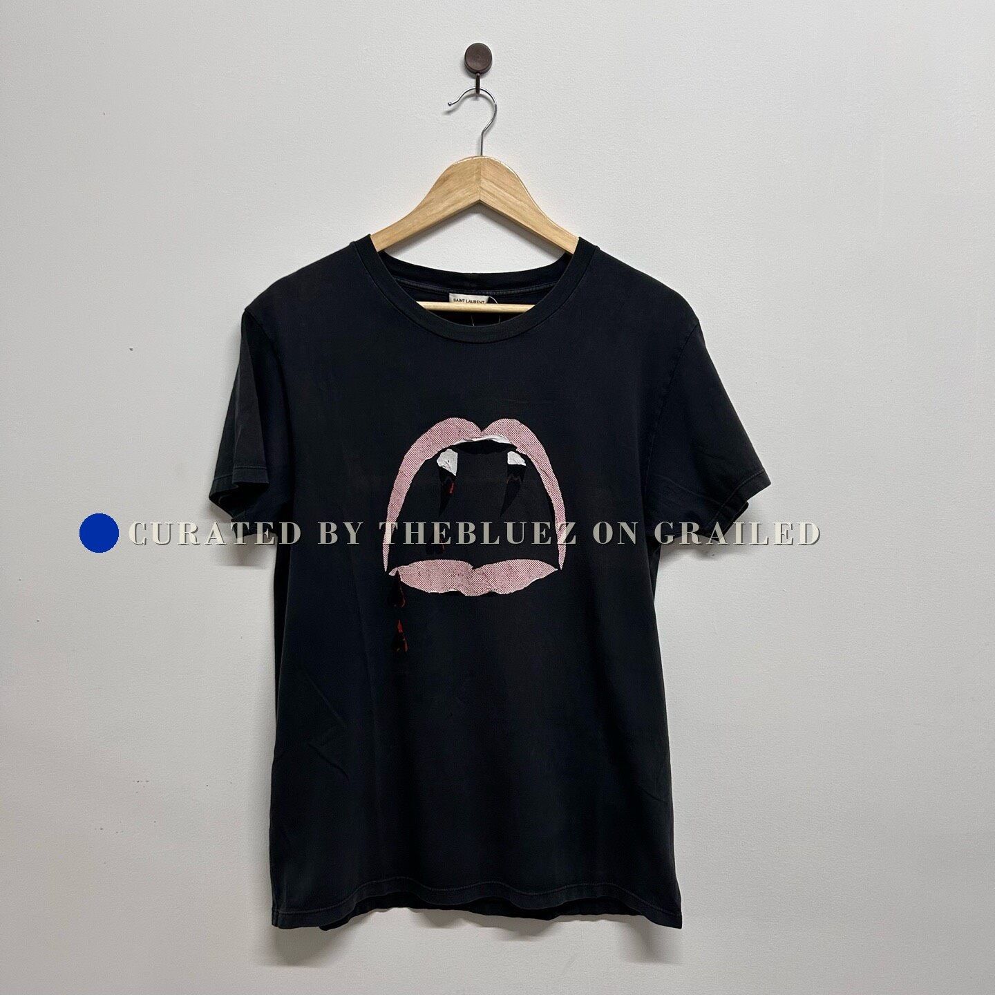 Hedi Slimane × Saint Laurent Paris Saint Laurent No Smoking Lips