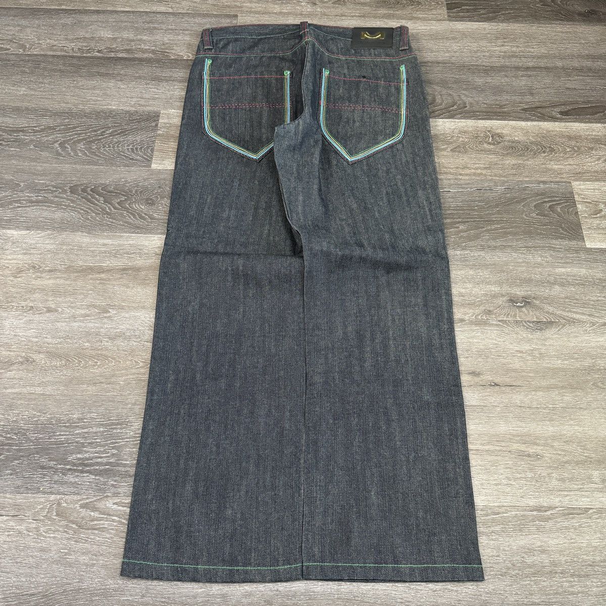 JNCO × Japanese Brand × Vintage Vintage Y2K members property baggy wide leg cybergoth jeans Size US 36 / EU 52 - 1 Thumbnail