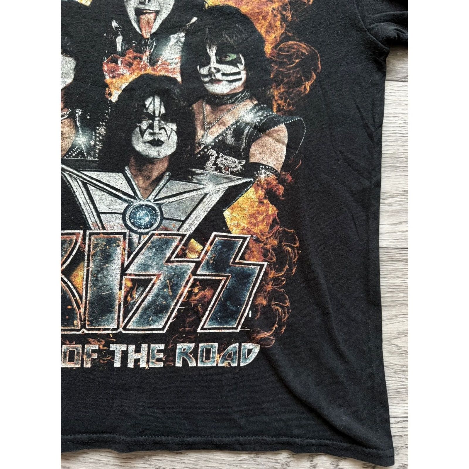 Gildan KISS End Of The Road World Tour Concert T-shirt Men S Black Double-Sided Gildan Shirt Size S Size US S / EU 44-46 / 1 - 3 Thumbnail